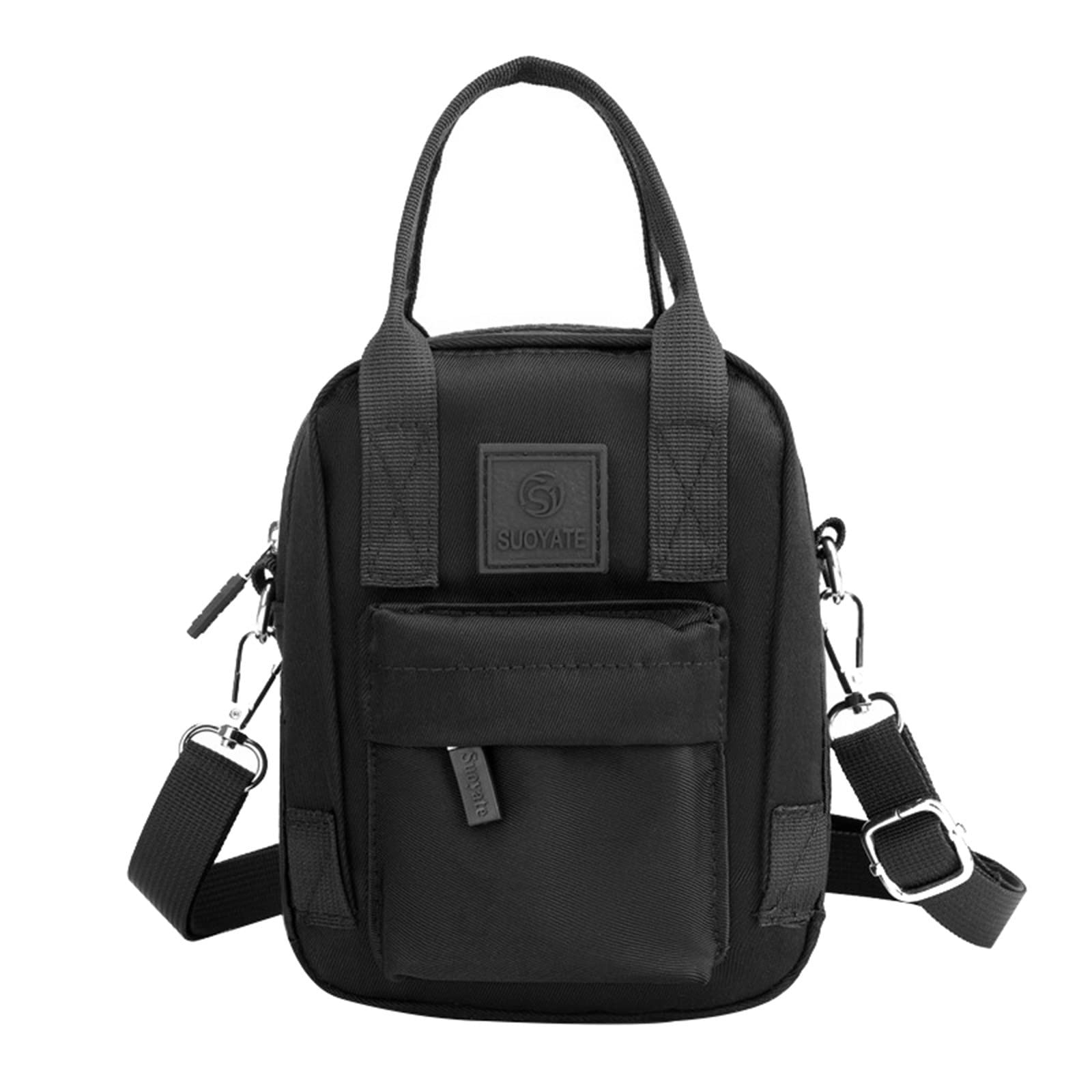 Louznse Small Canvas Crossbody Phone Purse Bag - Lightweight Mini Shoulder Messenger Bag for Women, Men & Teens - Perfect for Travel, Shopping & Everyday Use