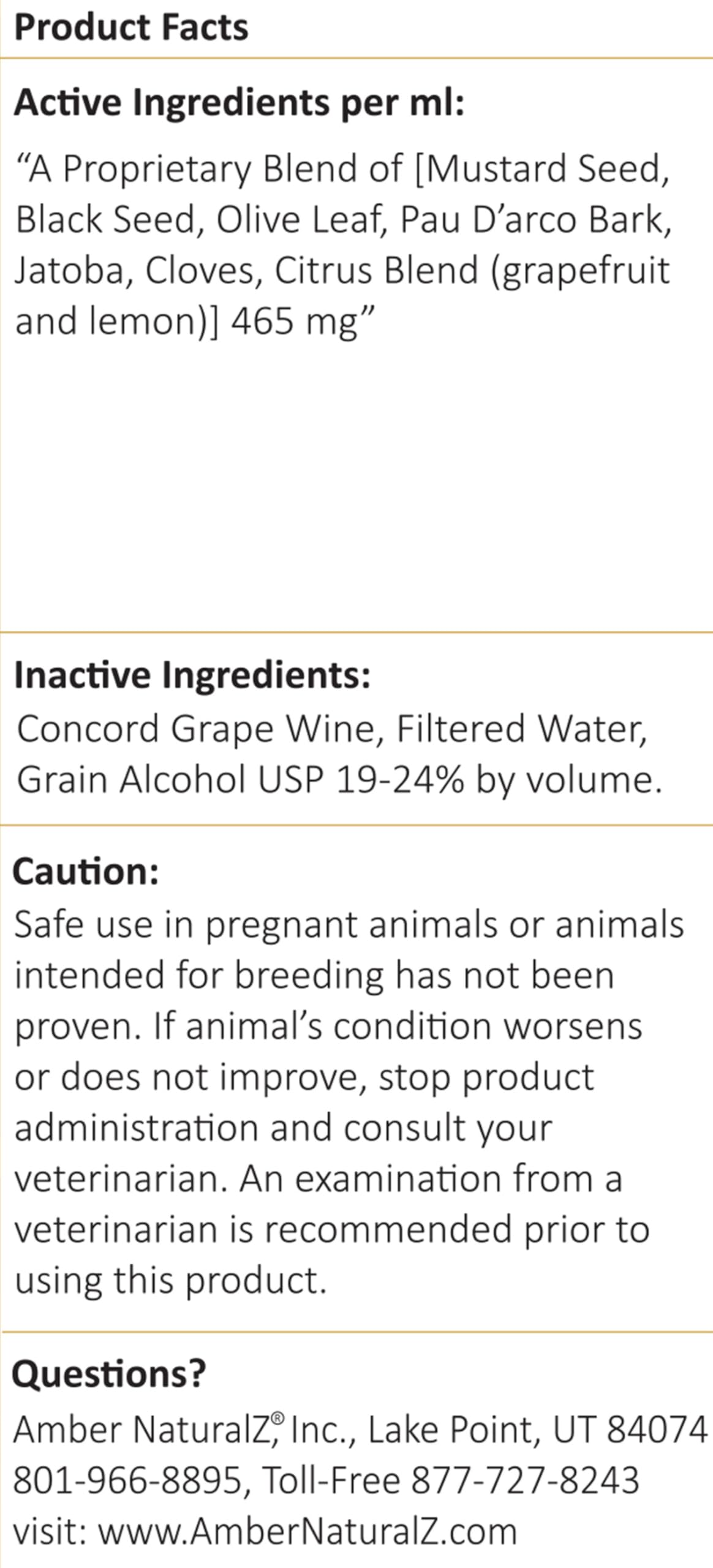 AMBER NATURALZ Kochi Free Herbal Pet Supplement for Dogs, Cats, Birds, Guinea Pigs & Rabbits | Natural Digestive Support for Healthy Stool | 4oz Glass Bottle | Made in USA | Supports Digestive Health for Small Pets at Home or Travel