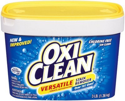 Oxi Clean 21126-8 3 Lb Versatile Stain Remover Powder for Laundry, Carpet & Household Cleaning | Removes Tough Stains on Clothes, Upholstery & More