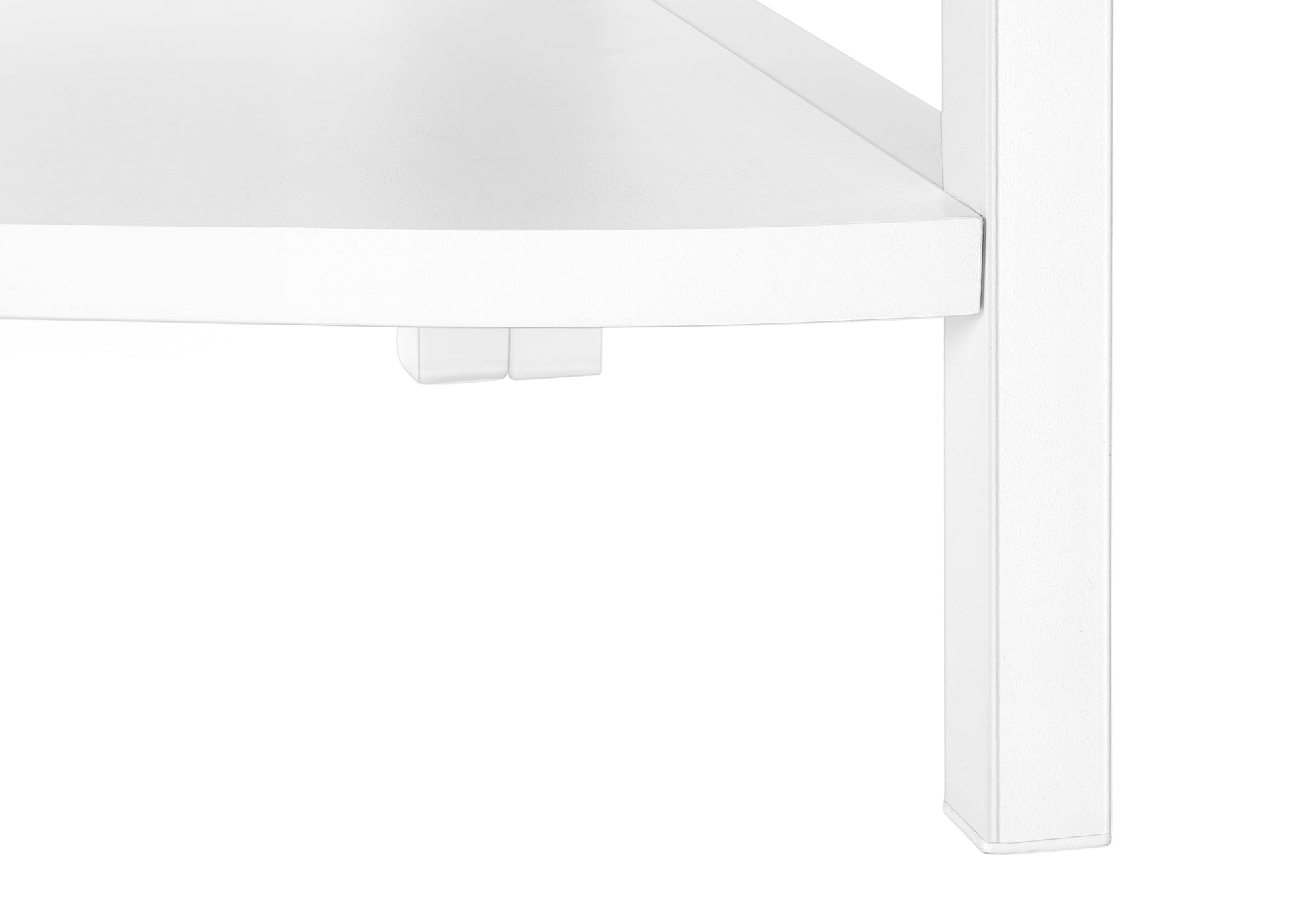 Modern White 4-Tier Bookshelf 60 Inches Tall - Sturdy Storage Shelf for Office, Bedroom, Living Room | Perfect for Organizing Books, Decor & Essentials