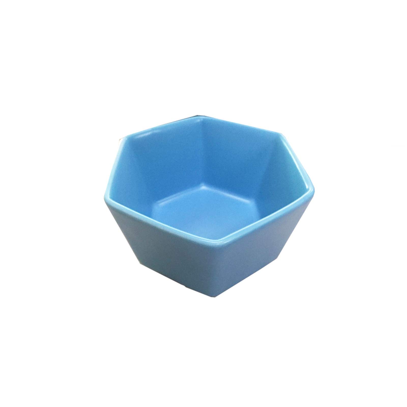 10-Piece Hexagonal Ceramic Dipping Bowls Set - Sauce, Seasoning, Butter, Candy & Nut Dishes - Perfect for Appetizers, Condiments & Party Serving
