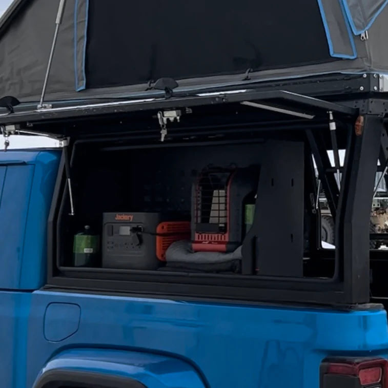 Dirtbox Overland Side MOLLE Storage Box for Canopy Camper - Heavy Duty Gear Organizer for Off-Road Camping & Outdoor Adventures