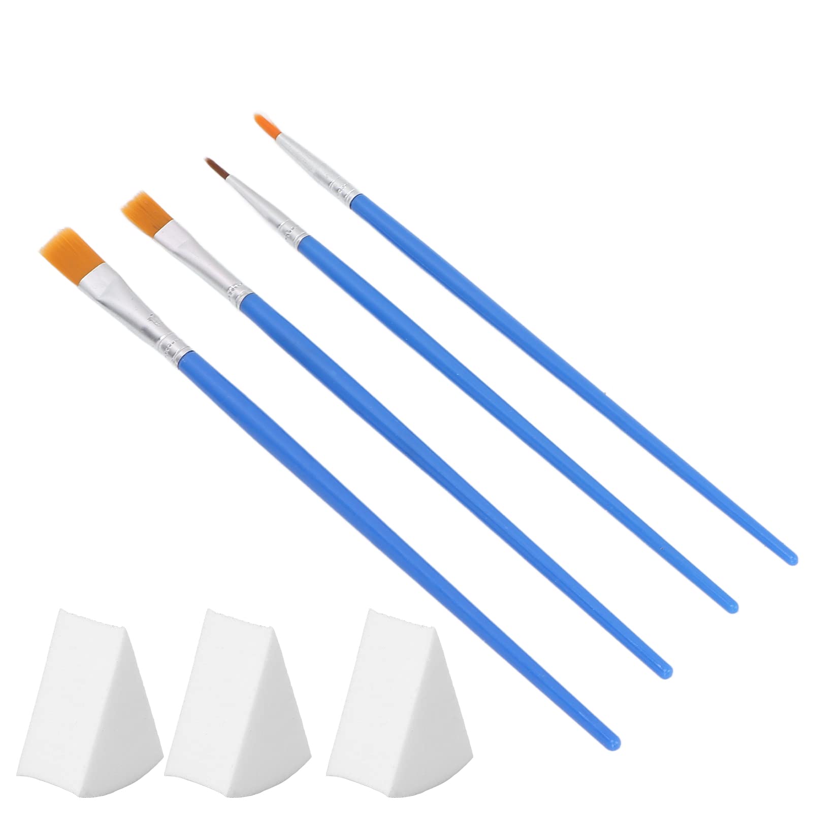 Premium Acrylic Painting Brushes Set - Soft Bristles for Oil & Body Painting - Comfortable Grip with Precise Control - Ideal for Canvas, Face Art & Professional Body Painting