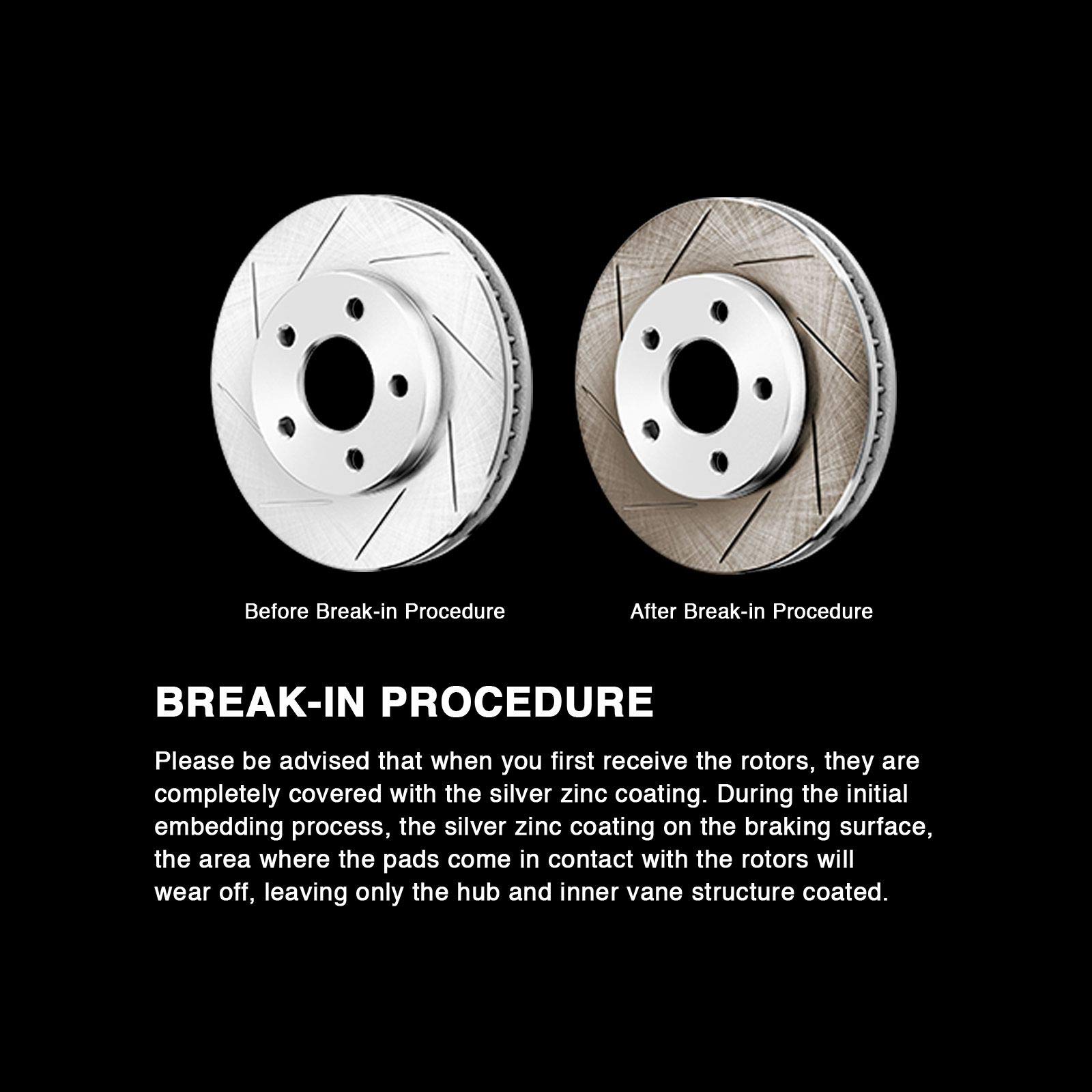 PowerSport Front Brake Kit - Semi-Metallic Brake Pads & Rotors for 2005-2021 Chrysler 300, Dodge Challenger, Charger, Magnum | High-Performance Braking System | Perfect for Daily Commuting & Sport Driving