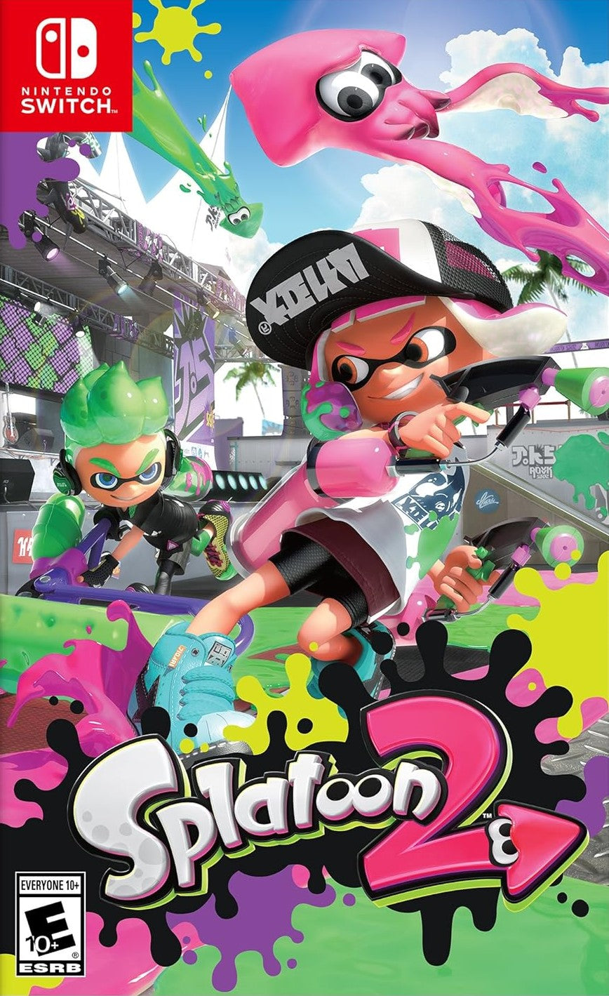 Used Splatoon 2 Nintendo Switch Game - Fun Multiplayer Shooter for Kids & Adults | Perfect for Family Game Nights & Competitive Play