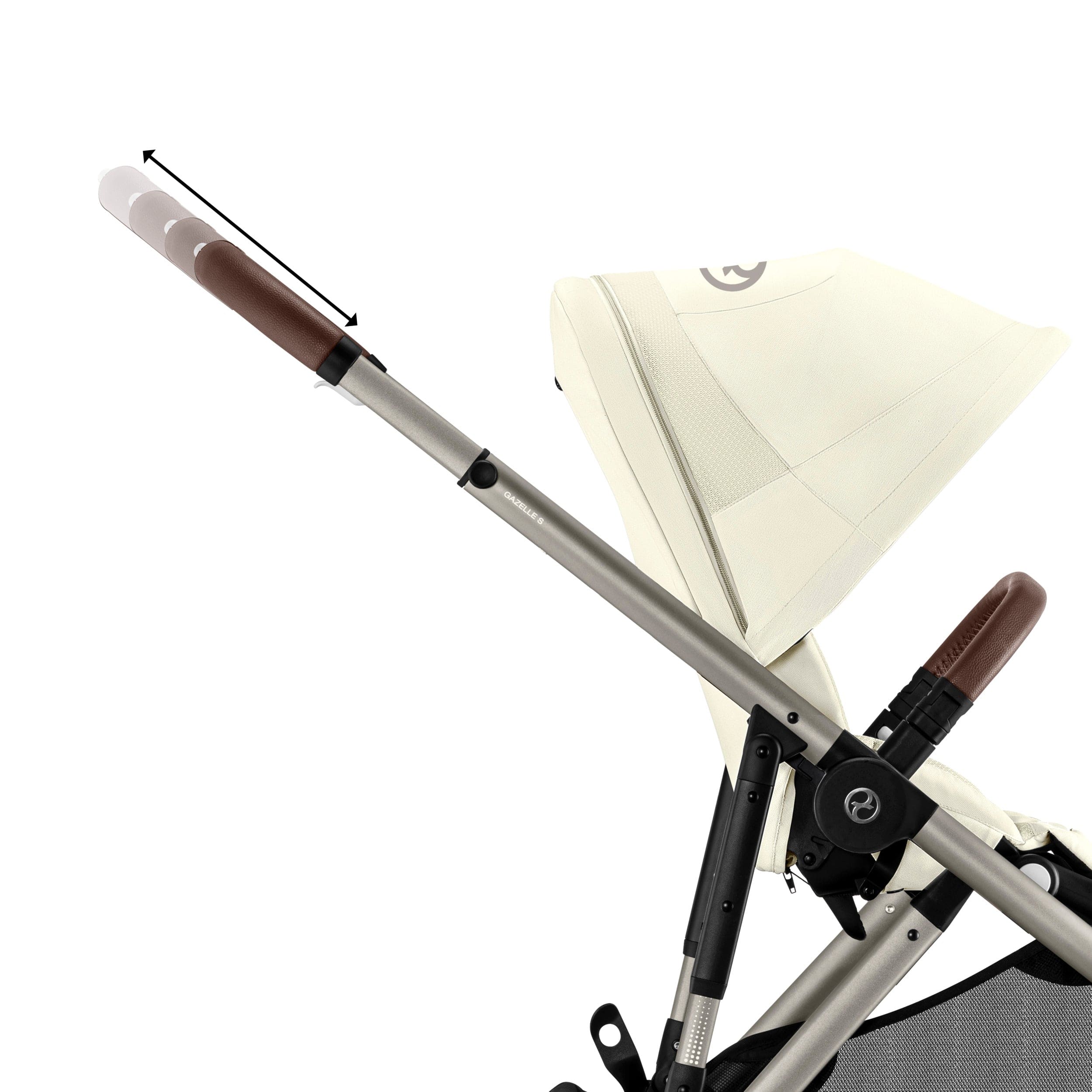 Cybex Gazelle S 2 Stroller - Lightweight Travel Stroller for Toddlers & Infants | Compact Foldable Design with Adjustable Seat | Perfect for Shopping, Travel & Daily Walks