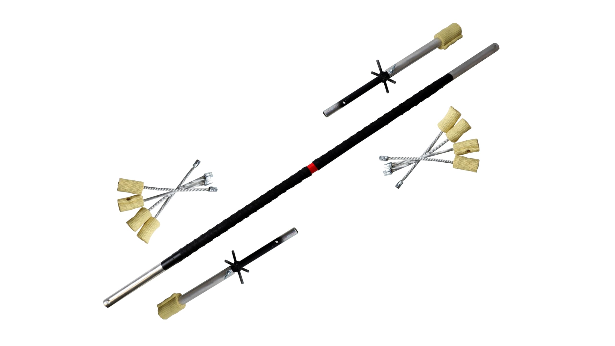 ImpulsPoland Fire Dragon Collapsible Contact Staff for Dancers, Jugglers, Performers - Perfect for Fire Spinning, Flow Arts, and Circus Performances
