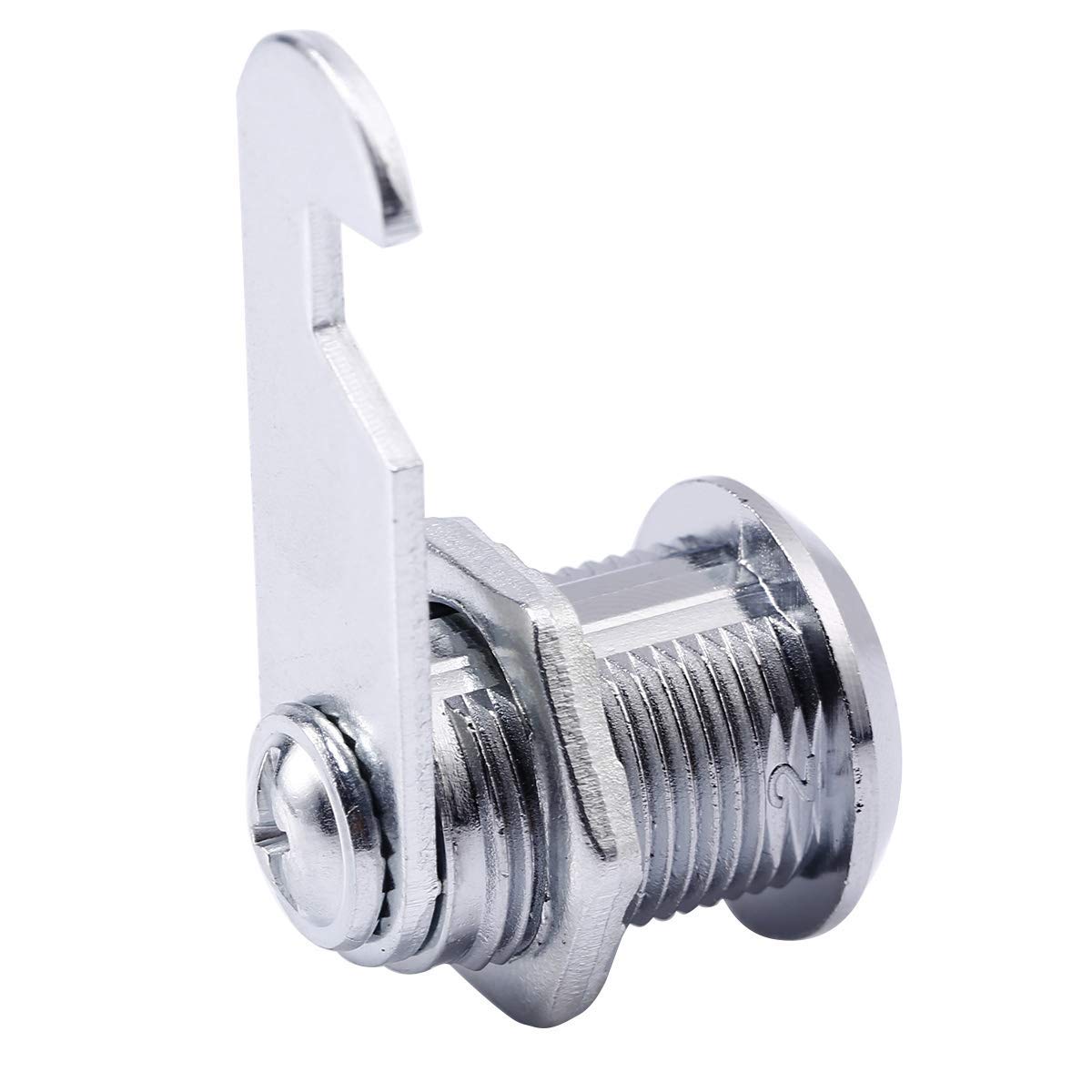 25mm Cam Lock with Keys - Secure File Cabinet, Cupboard, Mailbox, Drawer & Tool Box - Keyed Different (1 Pack) - Perfect for Office, Home & Workshop Security