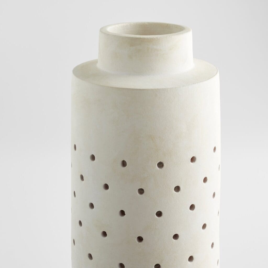 Cyan Design 11545 Paralos Vase - Grey & Navy Ombre Small Ceramic Vase for Home Decor, Wedding Centerpiece, Tabletop Display