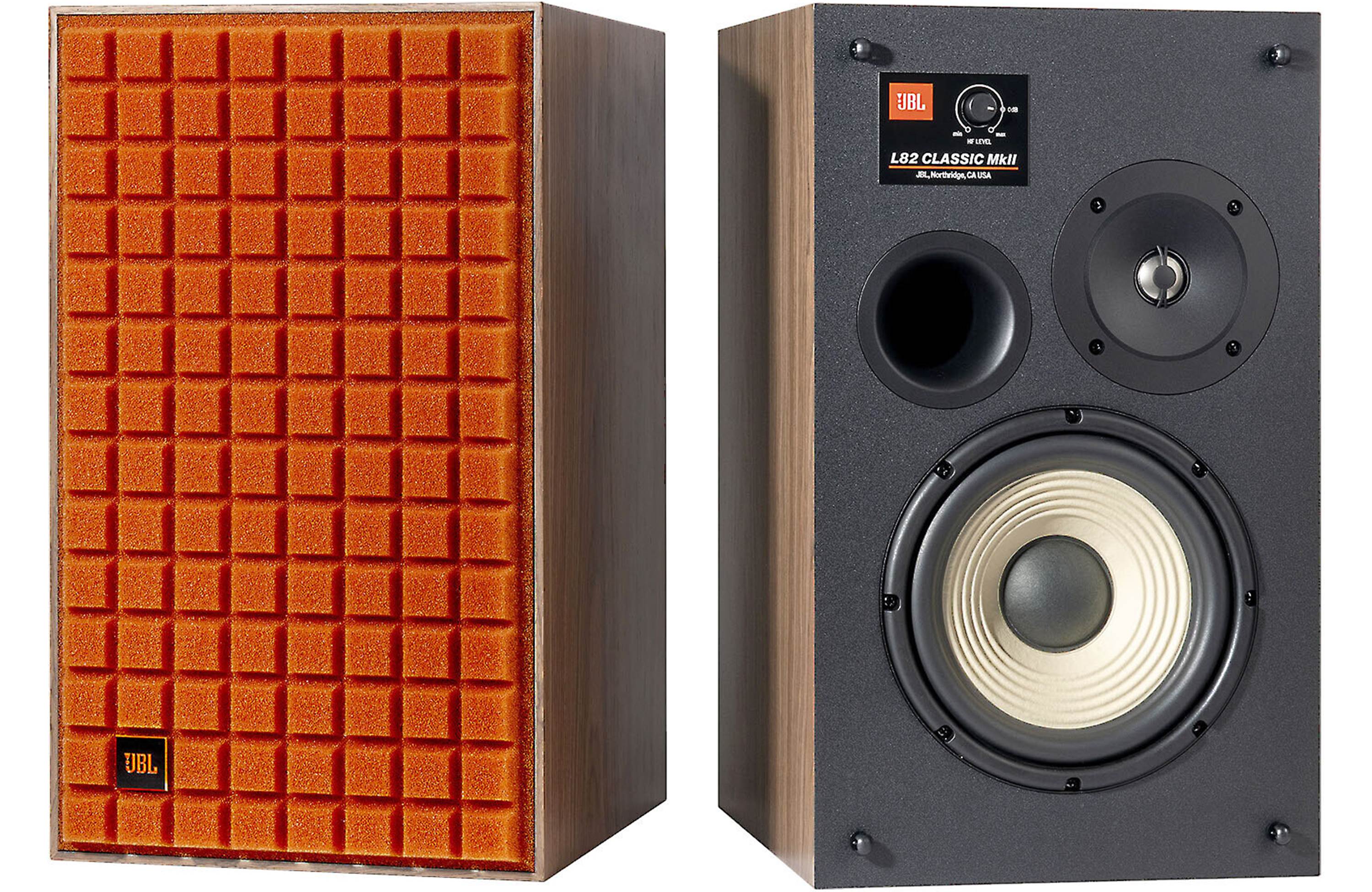 JBL L82 MKII Classic 2-Way Bookshelf Speakers (Pair) - High-Fidelity Audio for Home Theater & Music Listening - Perfect for Living Rooms, Studios & Audiophile Setups