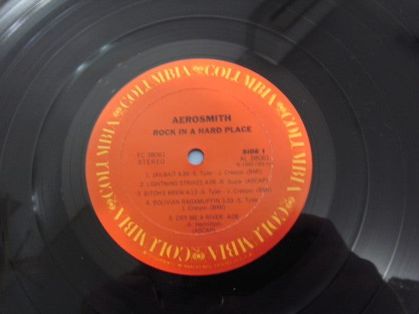 Aerosmith - Rock In A Hard Place Vinyl LP Album (VG+ Condition) - Perfect for Classic Rock Collectors & Vinyl Enthusiasts