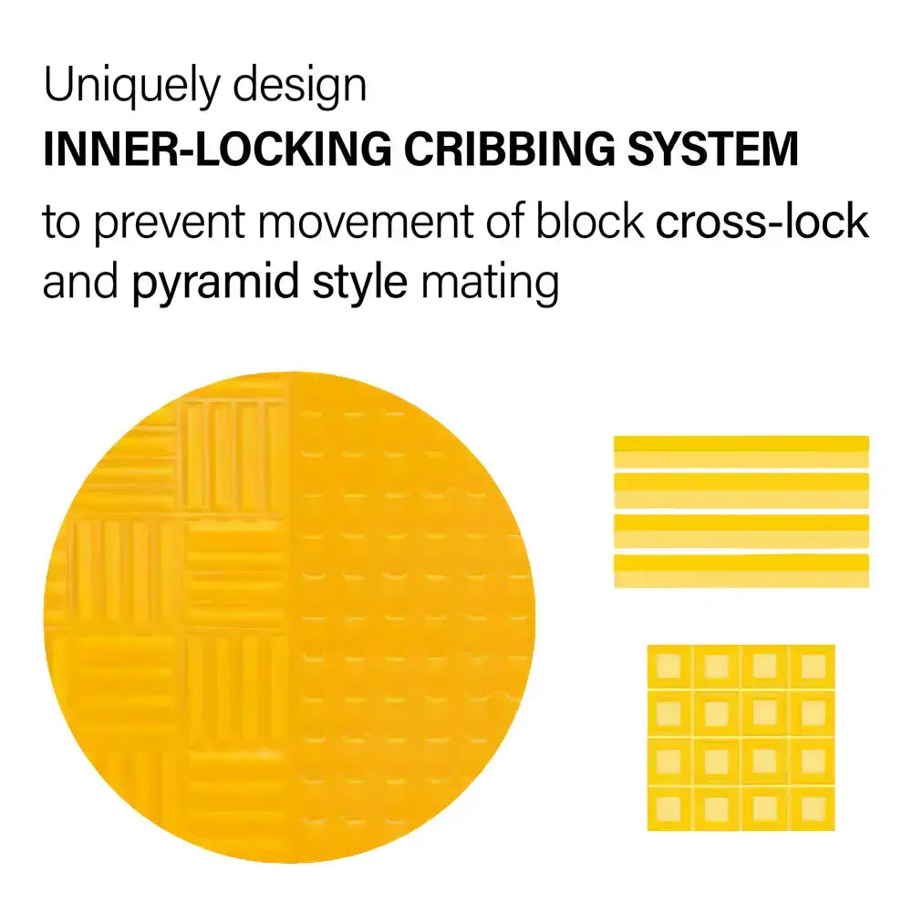 ESCO 26-Piece Cribbing Kit with Stability Plates - 63