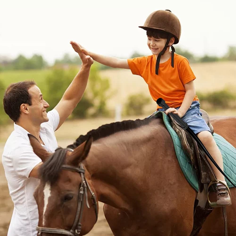 JNALLPPR Non-Slip Equestrian Riding Whip - Professional Horse Training Crop for Outdoor Sports, Stage Performances & Cosplay - Perfect for Dressage, Jumping & Western Riding