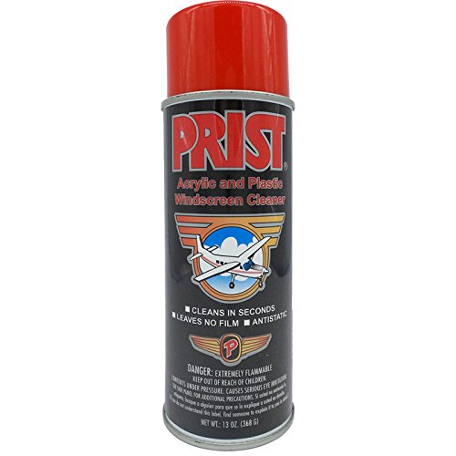Prist Acrylic & Plastic Windscreen Cleaner - Safe for Motorcycle, Boat & Car Windshields - Removes Stains & Restores Clarity