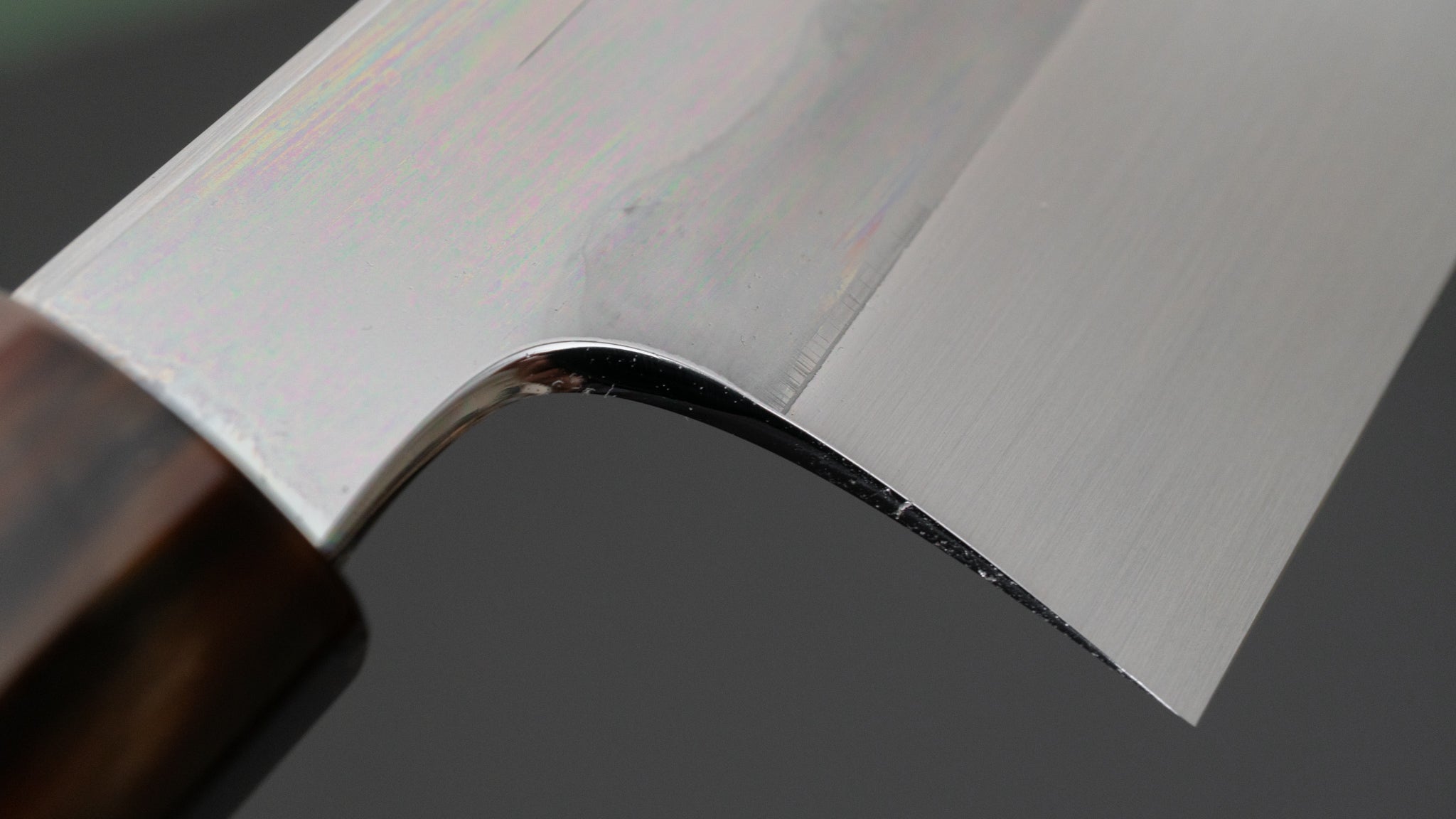Hitohira Togashi White #1 Notaremon Mizu Honyaki Gyuto 240mm Japanese Chef Knife with Taihei Ebony Handle & Saya (#090) - Premium Kitchen Knife for Sushi, Sashimi & Meat Cutting