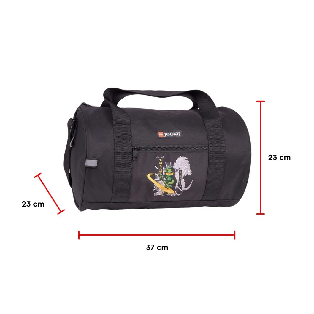 SKANDO BAGS Lego NINJAGO Backpack Set for Boys & Girls from 1st Grade (6 Years Old) - 6-Piece School Essentials: Backpack, Pencil Case (Pre-filled), Gym Bag, Small Backpack, Wallet & Sports Bag - Green | Perfect for School, Travel & Outdoor Activities