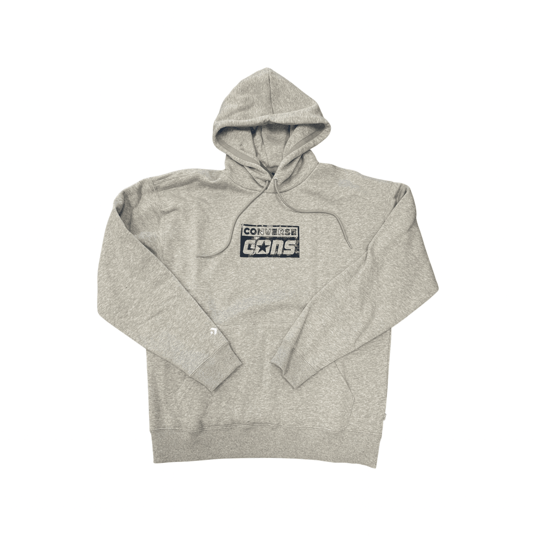 Vintage Grey Heather Hoodie for Men & Women - Cozy Pullover Sweatshirt with Kangaroo Pocket - Perfect for Casual Wear, Street Style & Outdoor Activities