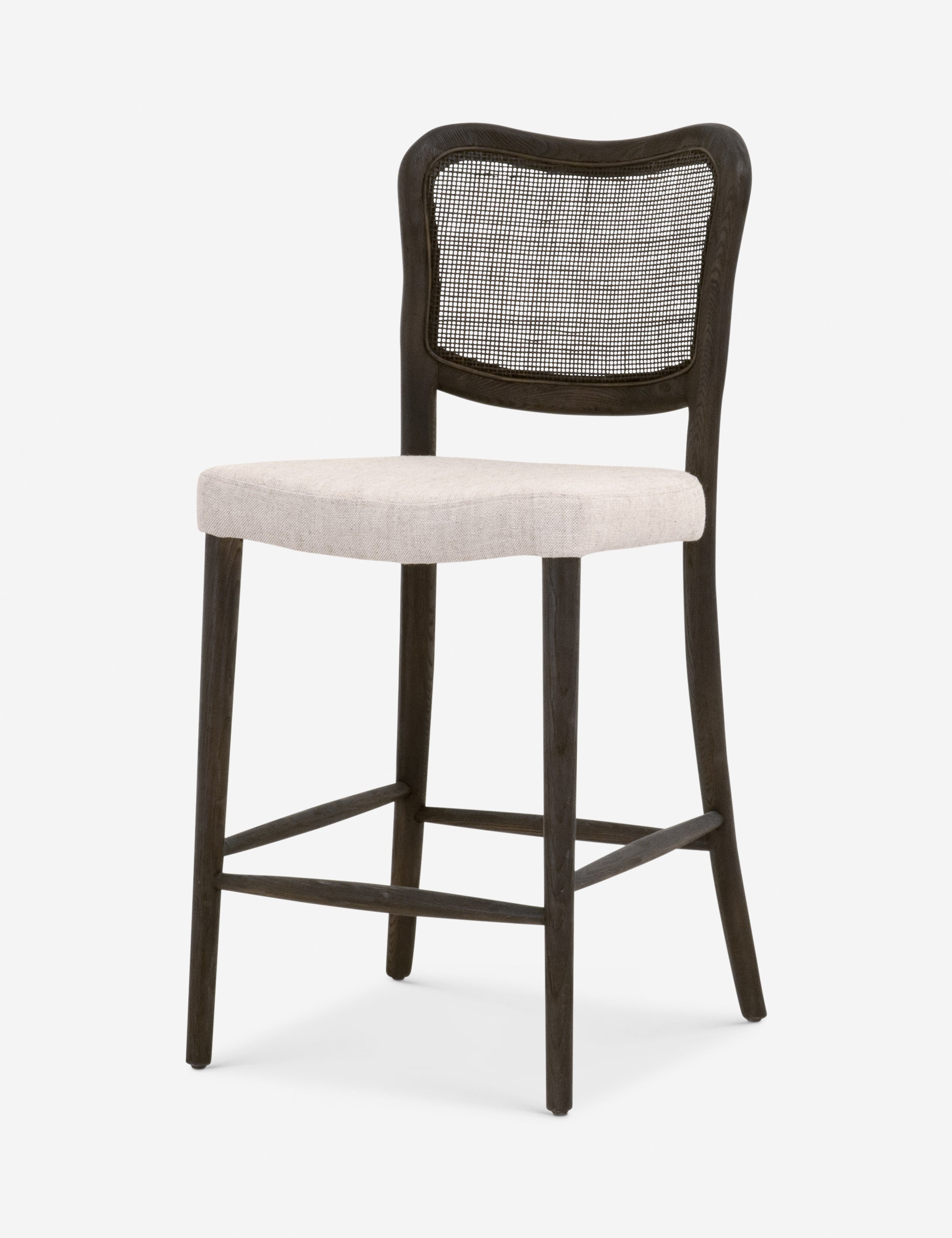 Aniston Counter Stool - Modern Kitchen Bar Stools with Back Support, Adjustable Height & Swivel Base for Breakfast Nook, Kitchen Island & Home Bar (Set of 2)