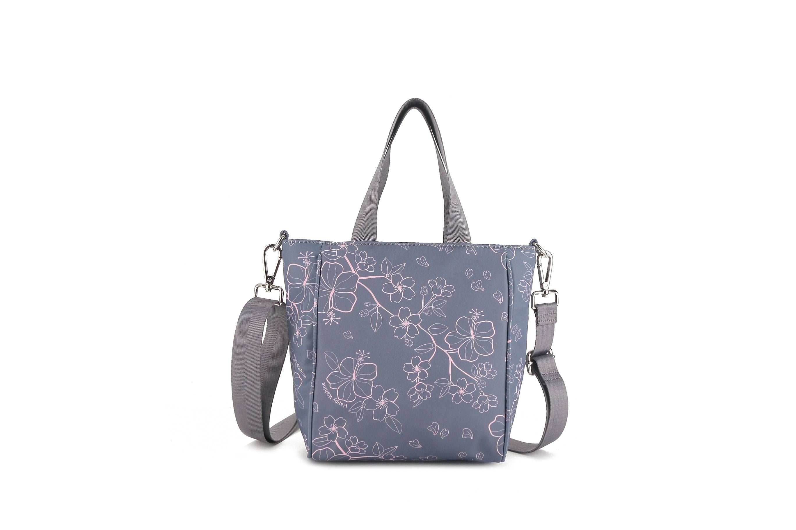 Ke'olu Sakura Grey Crossbody Bag for Women - Stylish & Lightweight Shoulder Purse - Perfect for Travel, Shopping & Everyday Use