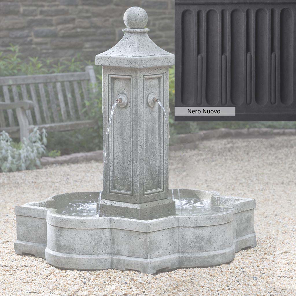 Campania International Provence Outdoor Garden Fountain - Elegant French-Inspired Water Feature for Patio, Yard & Landscape Decor