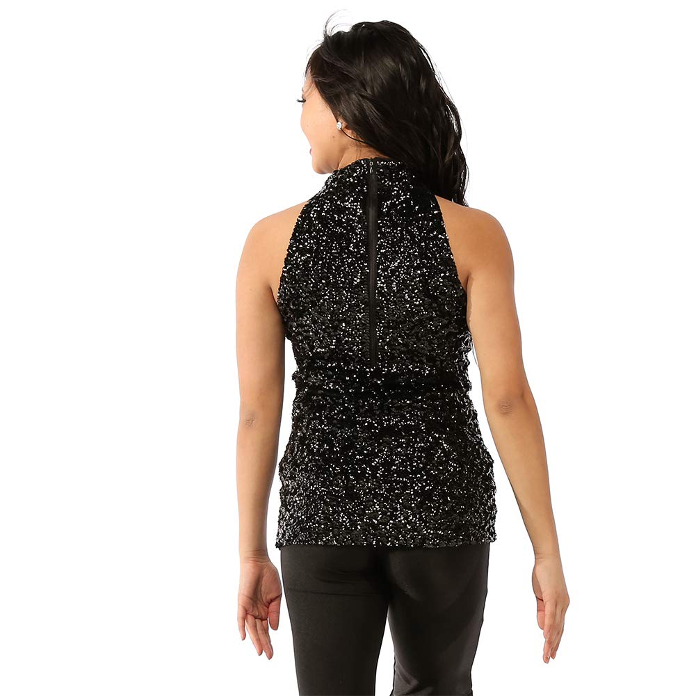 Women's Sequin Sparkle Tank Tunic Dress - Elegant Party & Evening Wear for Special Occasions | Perfect for Cocktail Parties, Date Nights & Holiday Events