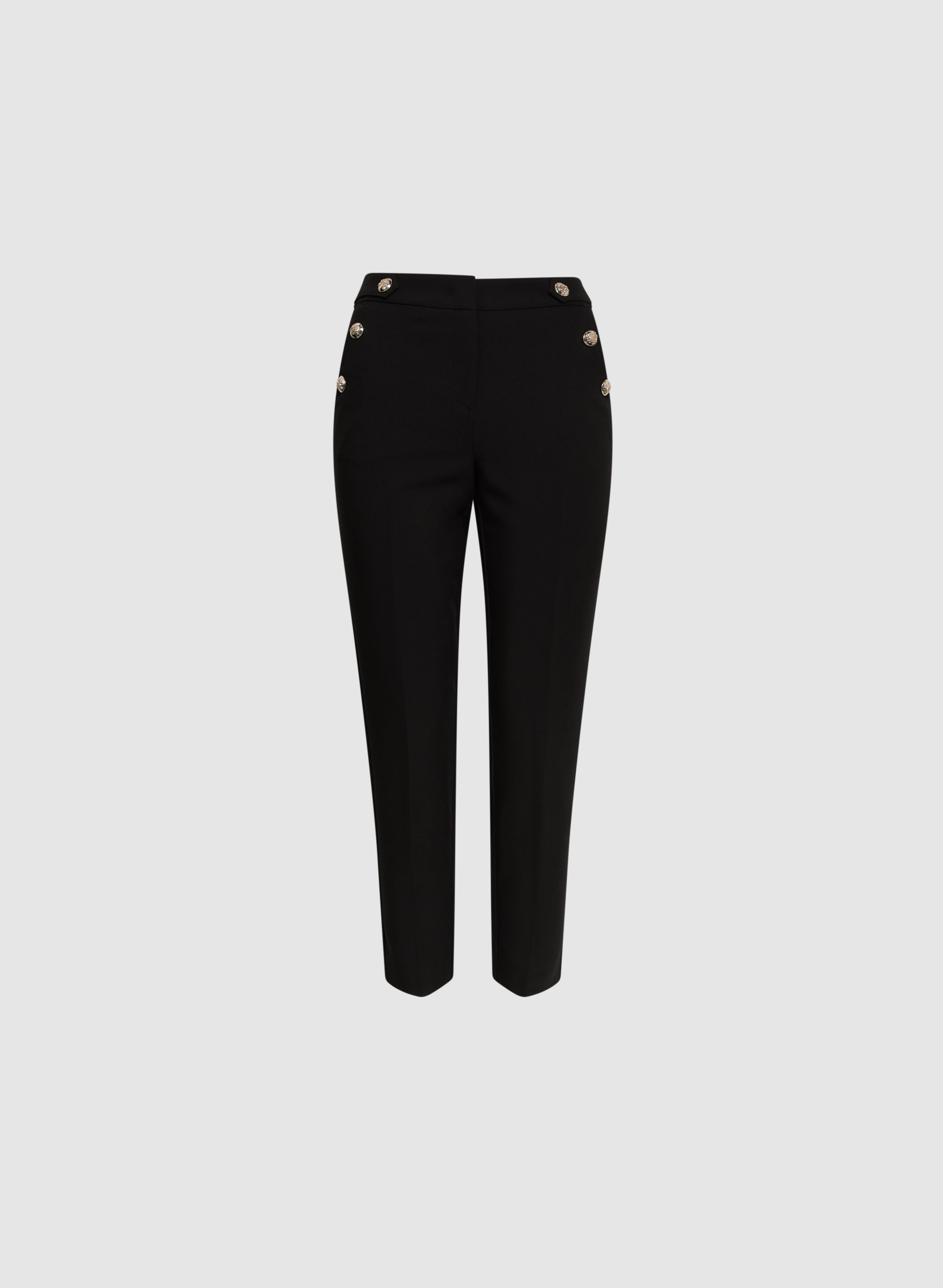 Emma Slim Leg Pants for Women - High Waist Stretchy Work Pants - Comfortable Office Pants for Business Casual & Professional Wear