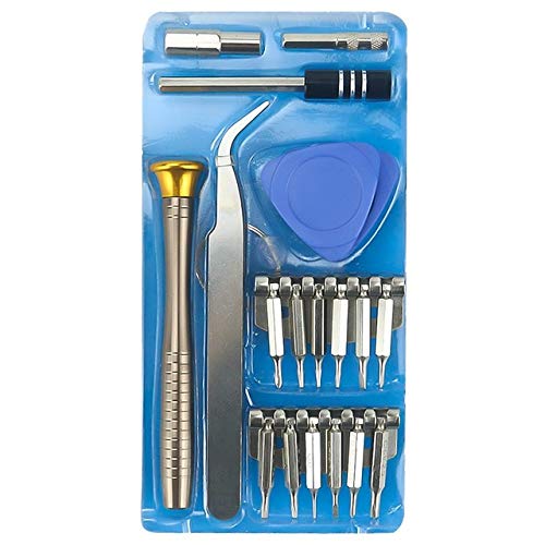 21-in-1 Multi-Function Screwdriver Set for Phone Repair - Precision Flat Head & Phillips Screwdrivers, Electronics Disassembly Tools (Blue) | Ideal for Smartphone, Laptop & Gadget Maintenance
