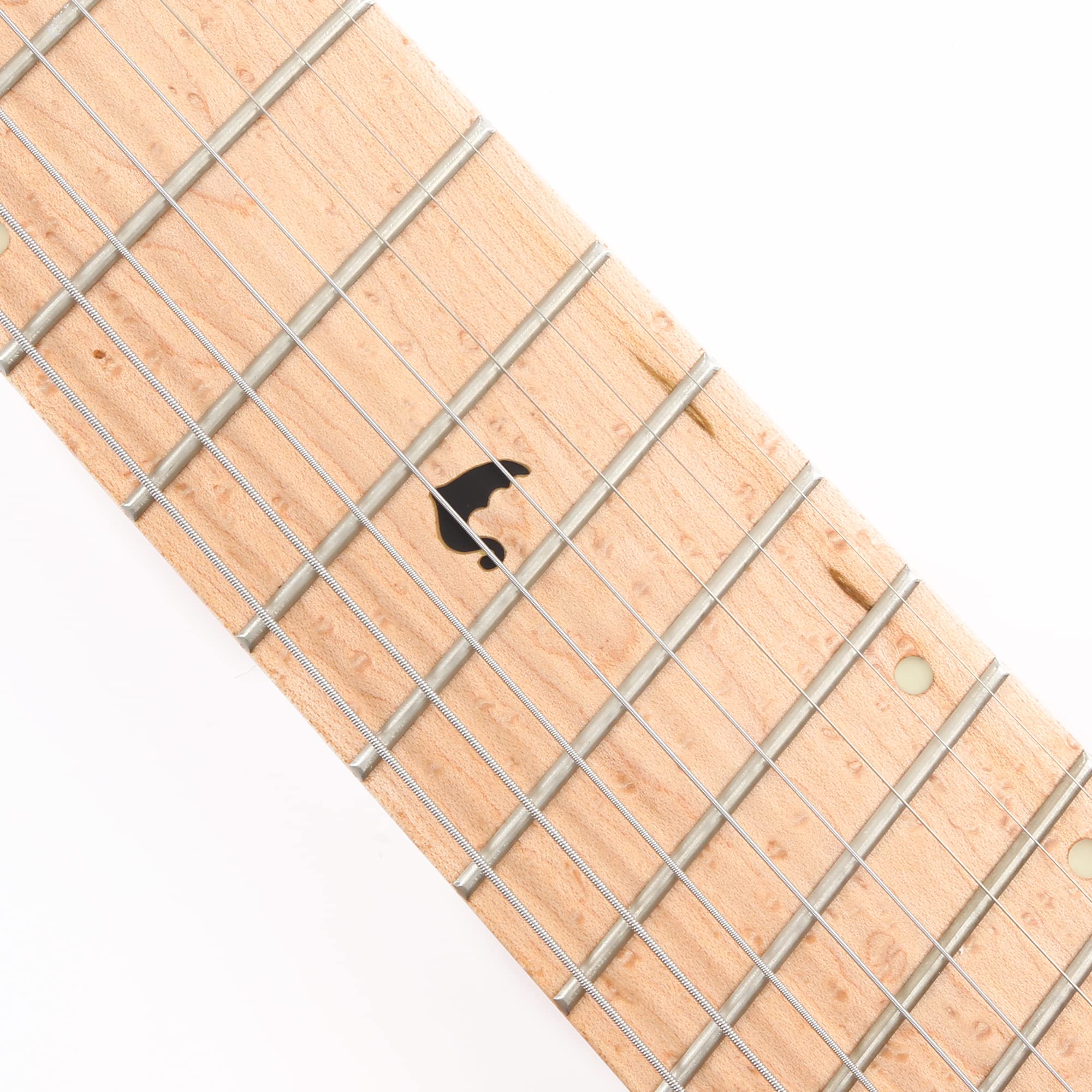 8 String Fanned Fret Headless Electric Travel Guitar - Pink | Compact & Lightweight for Musicians on the Go | Perfect for Practice, Recording & Live Performances