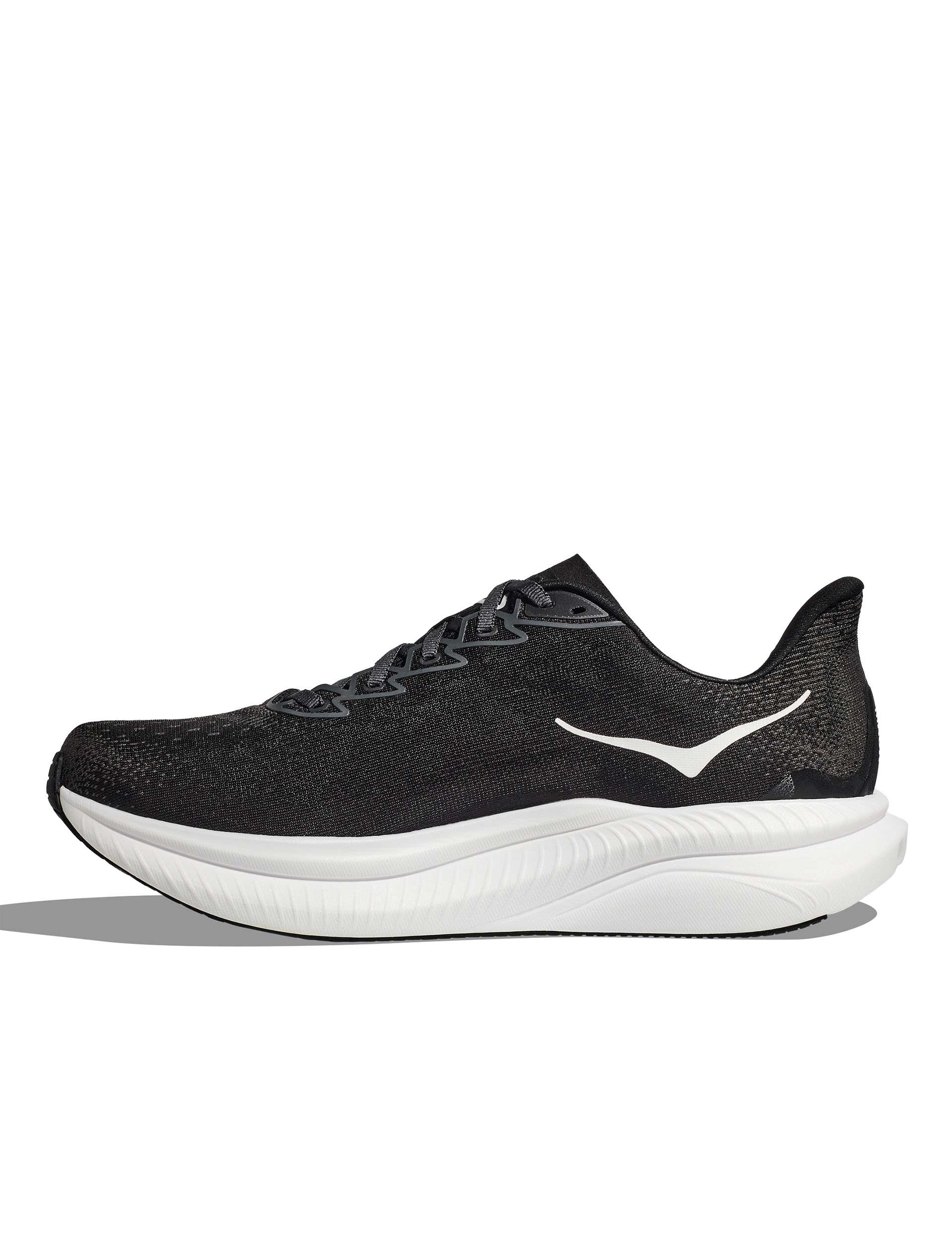 Mach 6 Running Shoes for Men - Lightweight Black & White Athletic Sneakers for Jogging, Gym Workouts & Daily Wear