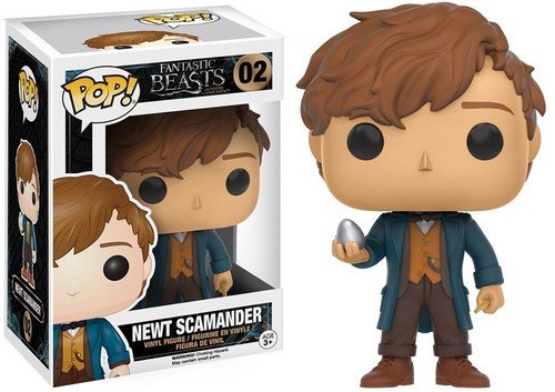 Funko POP Movies: Fantastic Beasts - Newt Scamander with Egg Action Figure Collectible Toy | Perfect for Harry Potter Fans, Movie Collectors & Fantasy Decor