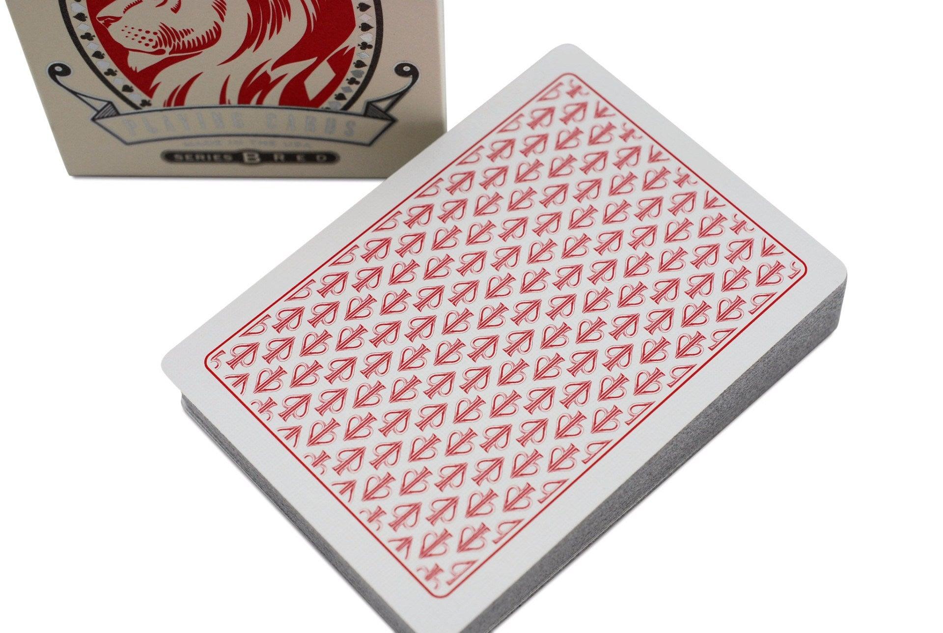 Premium White Lions Playing Cards - Elegant & Durable Deck for Poker, Magic Tricks, and Card Games - Perfect for Parties, Casino Nights, and Family Gatherings