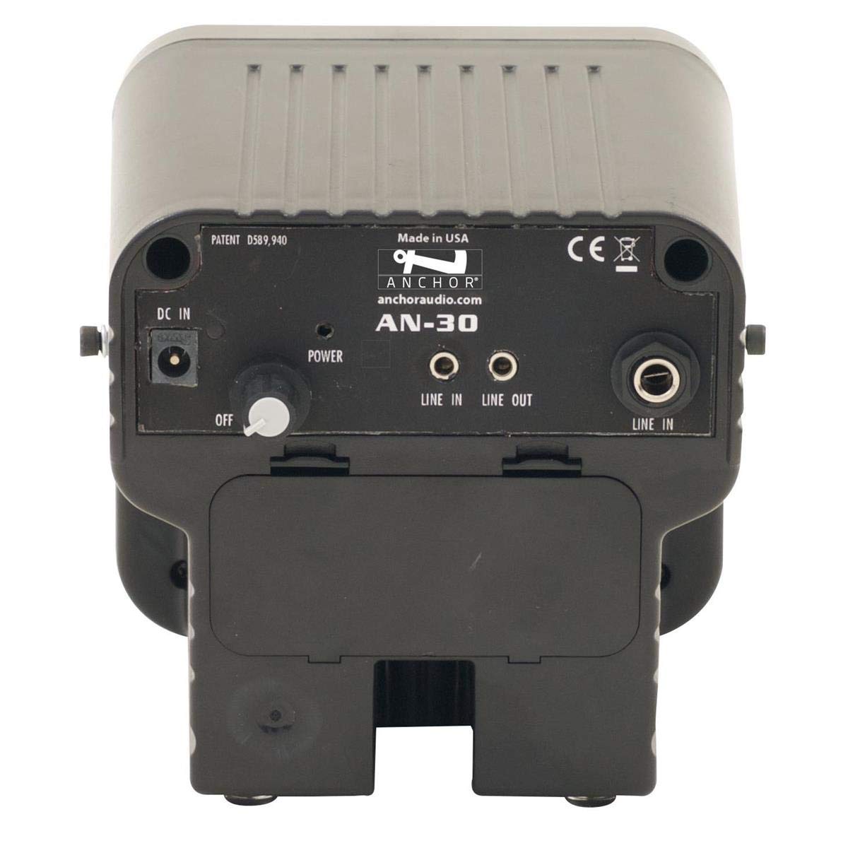 Anchor Audio AN-30CP Contractors Package - AN-30 DC Powered Speaker & SB-30 Wall Mount Bracket for Construction Sites, Outdoor Events, and PA Systems