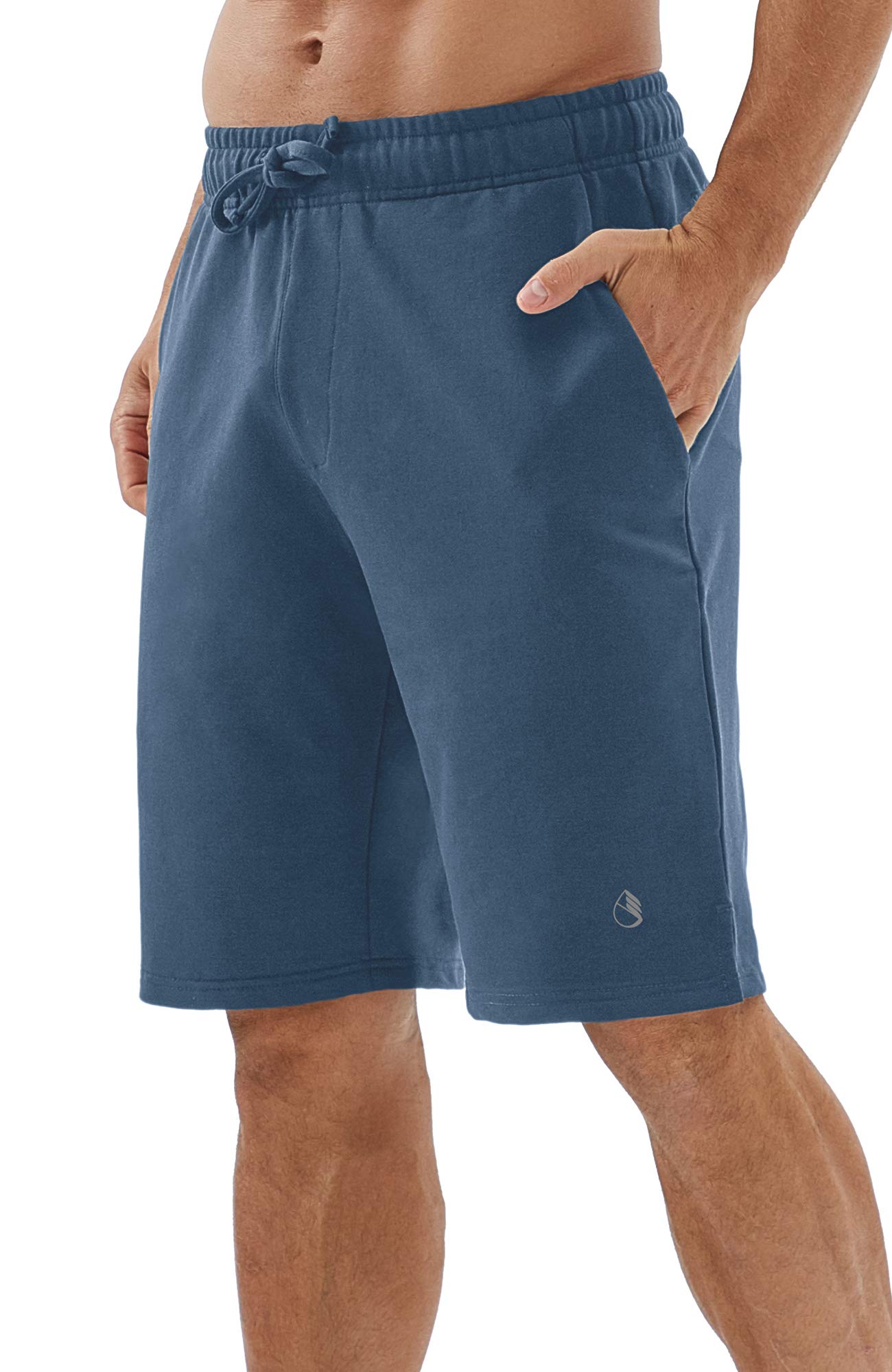 icyzone Men's Athletic Shorts - Breathable Workout Running Gym Lounge Jogger Shorts with Pockets | Perfect for Training, Yoga & Casual Wear