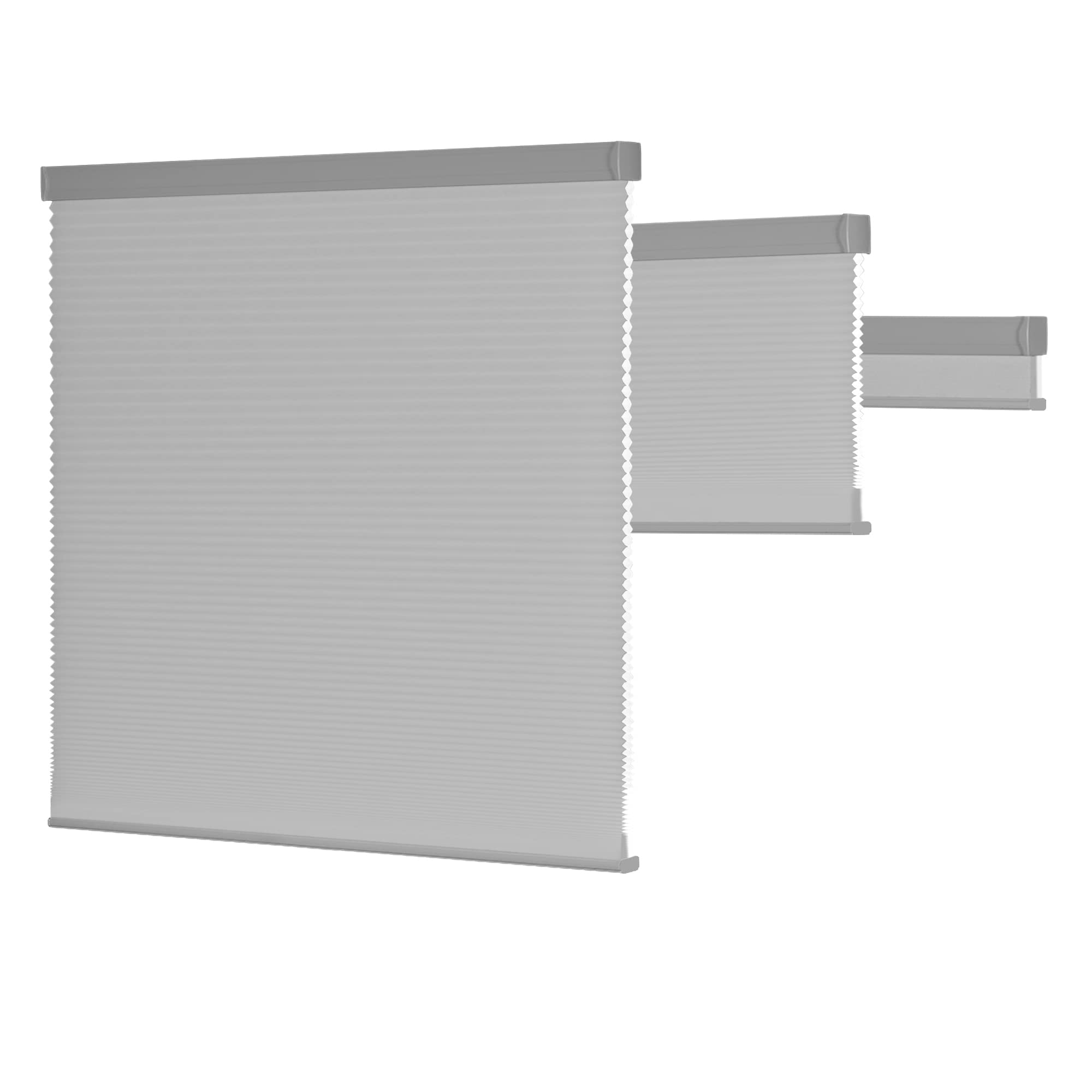BERISSA Cordless Honeycomb Shades - Light Filtering Cellular Blinds for Windows, 37.5