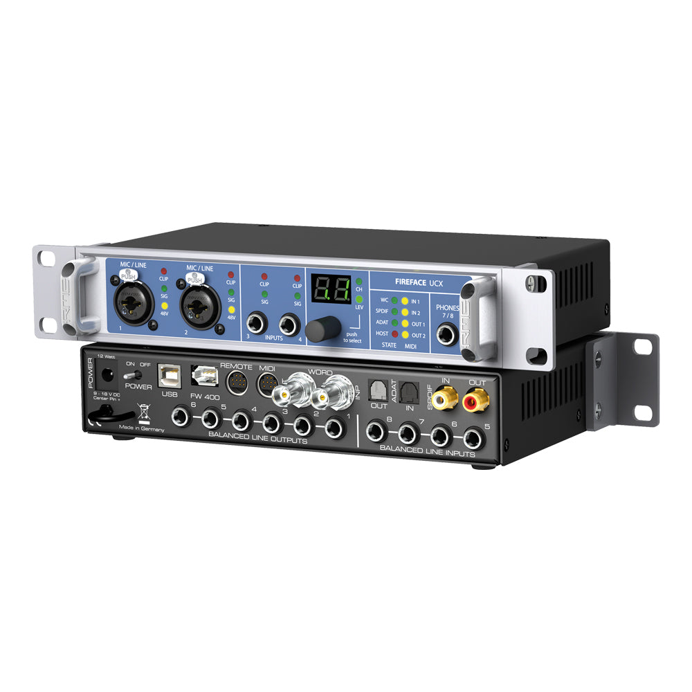 RME Fireface UCX USB Audio Interface - High-Quality 24-Bit/192kHz Recording for Studio & Live Performances | Perfect for Music Production, Podcasting & Home Recording