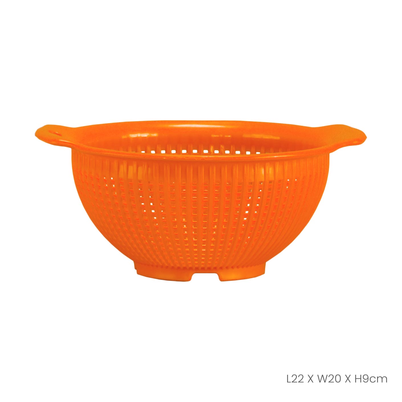Stainless Steel Washing Colander No.2 (1082) - Durable Kitchen Strainer for Pasta, Vegetables & Fruits - Perfect for Cooking, Baking & Food Prep