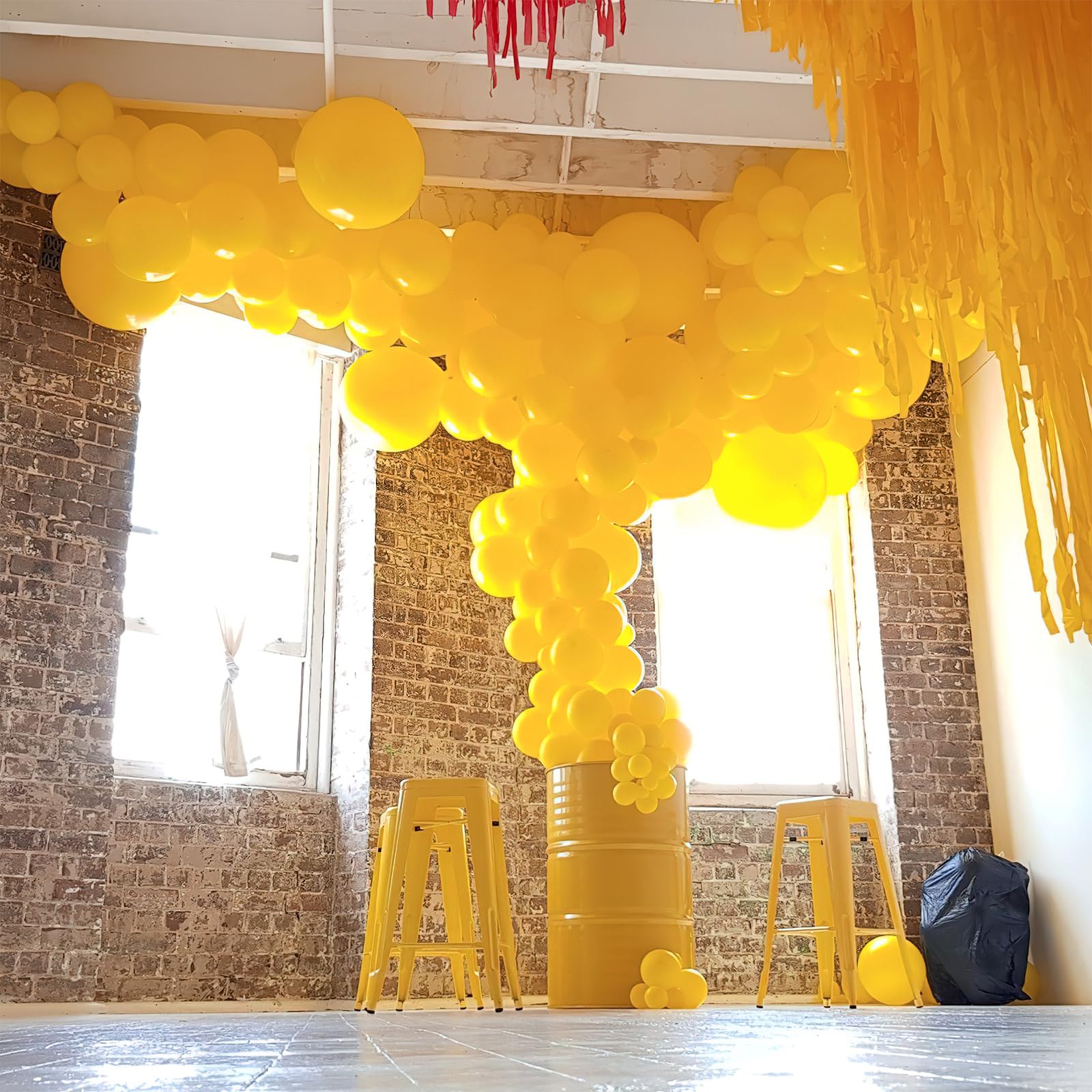 50-Pack 5 Inch Goldenrod Orange Balloons for Party Decorations - Balloon Garland, Arch, Birthday, Baby Shower - Premium Latex Balloons for Indoor/Outdoor Events (Orange-Y10)