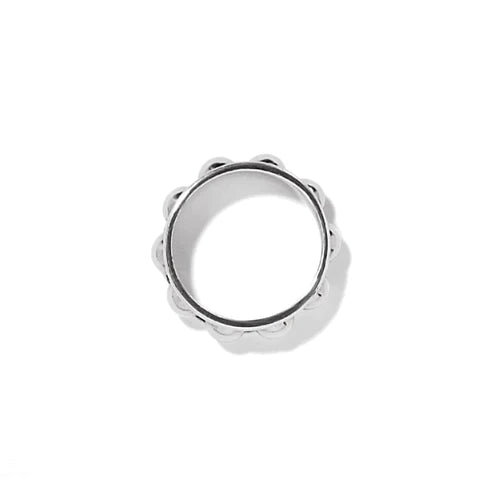 Brighton Pretty Tough Stud Ring in Silver Tone - Stylish & Durable Jewelry for Everyday Wear, Gifts & Special Occasions