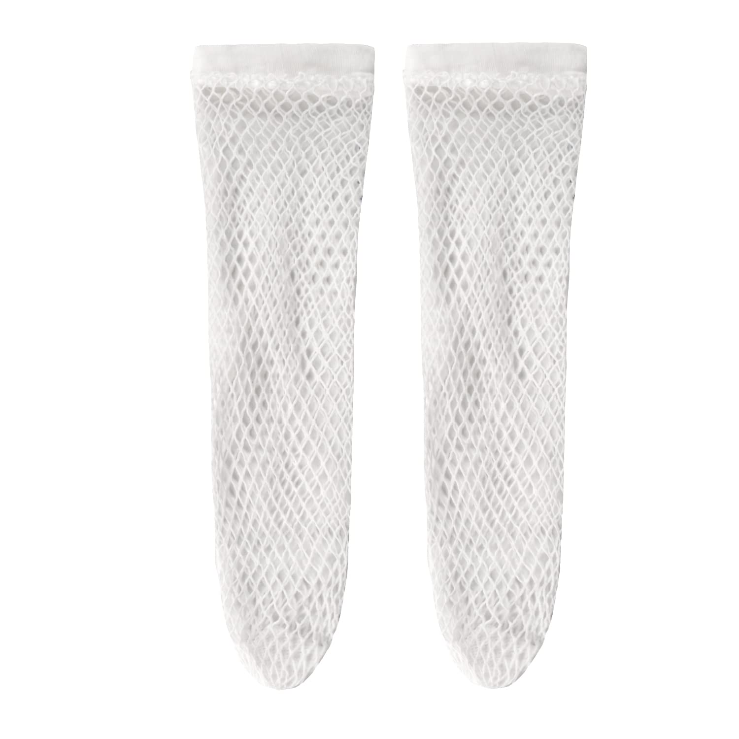 Benefeet Women's Sheer Knee High Socks - Black & White Lace Stockings for Lolita Fashion