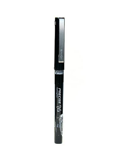 Pilot Precise V5 Extra Fine Point Rolling Ball Pens - Black Ink (Pack of 12) - Perfect for Note Taking, Journaling & Office Work