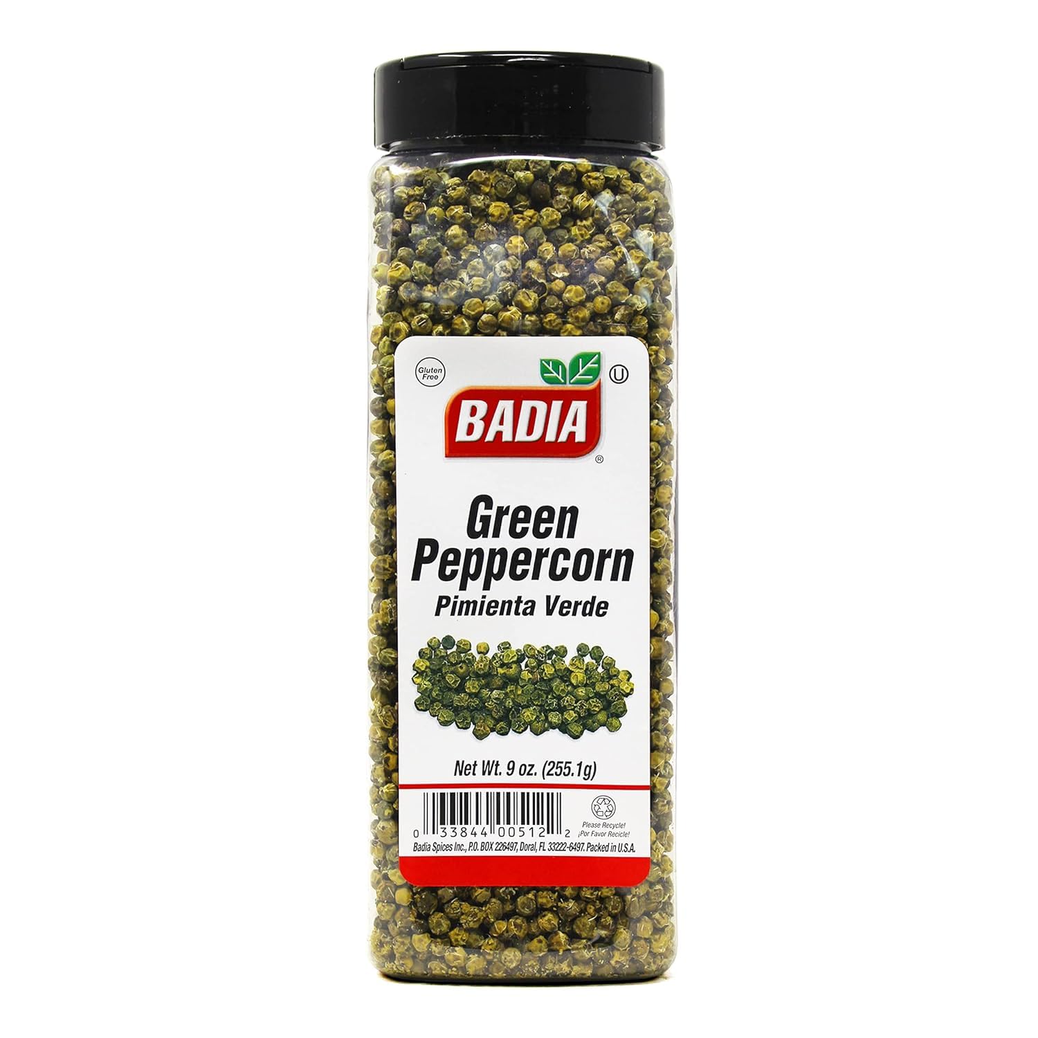 Badia Whole Green Peppercorns 9 oz - Premium Dried Green Peppers for Cooking, Pickling, Seasoning - Perfect for Stews, Sauces, Marinades & Gourmet Dishes