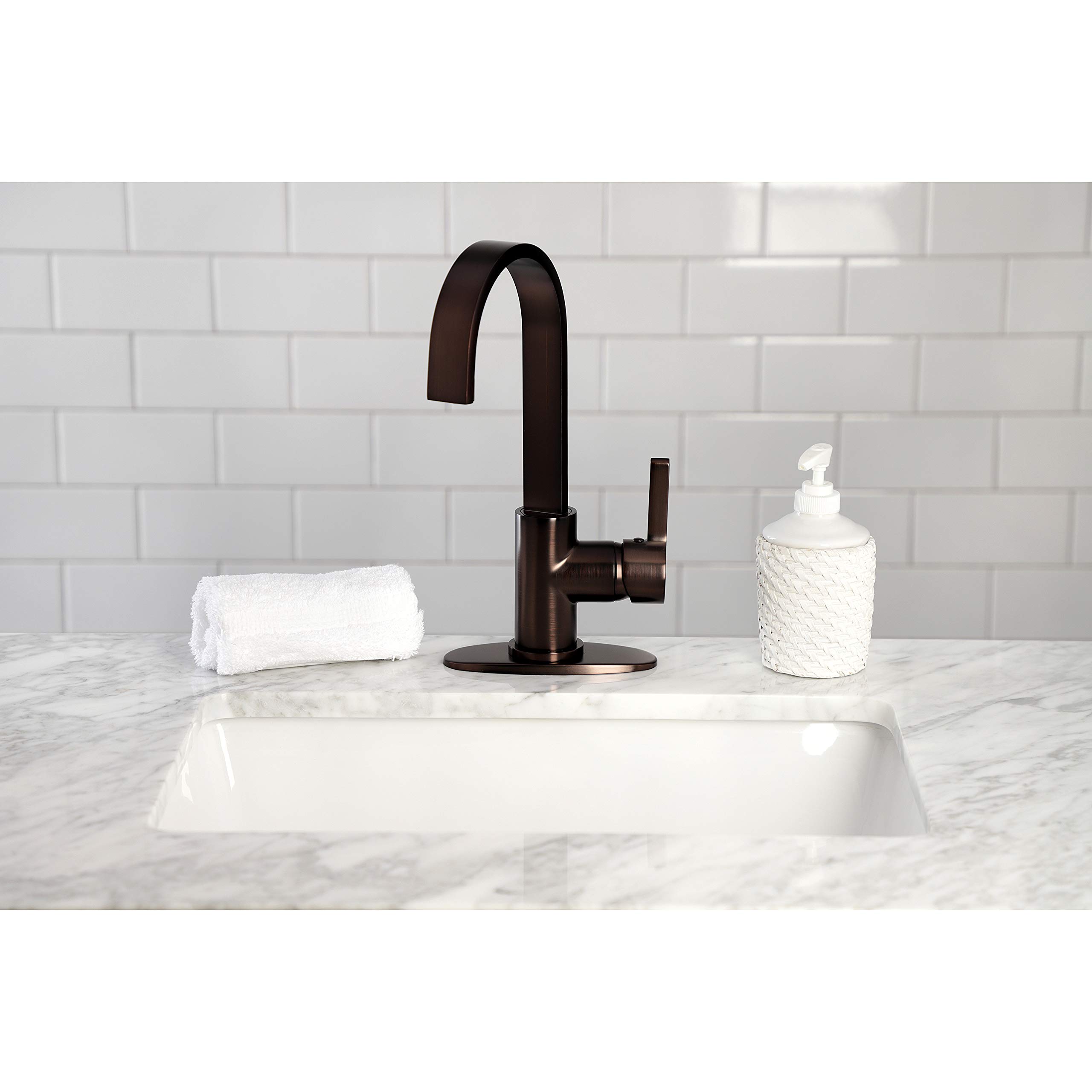 Kingston Brass LS8615CTL Continental Bar Faucet - Oil Rubbed Bronze Finish, 5-7/8