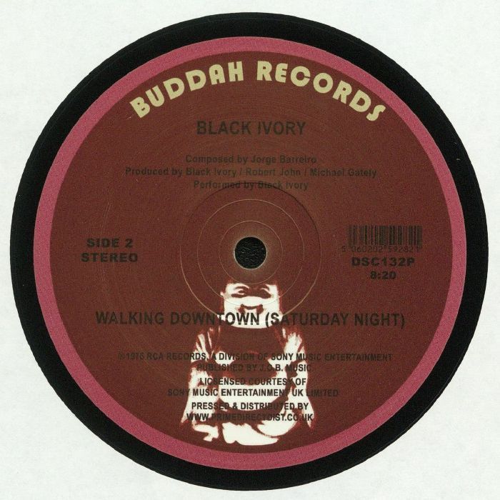 Black Ivory – Mainline / Walking Downtown (Saturday Night) – Vintage R&B Soul Vinyl Record – Buddha Records DSC132P – Perfect for Retro Music Lovers & 70s Dance Parties
