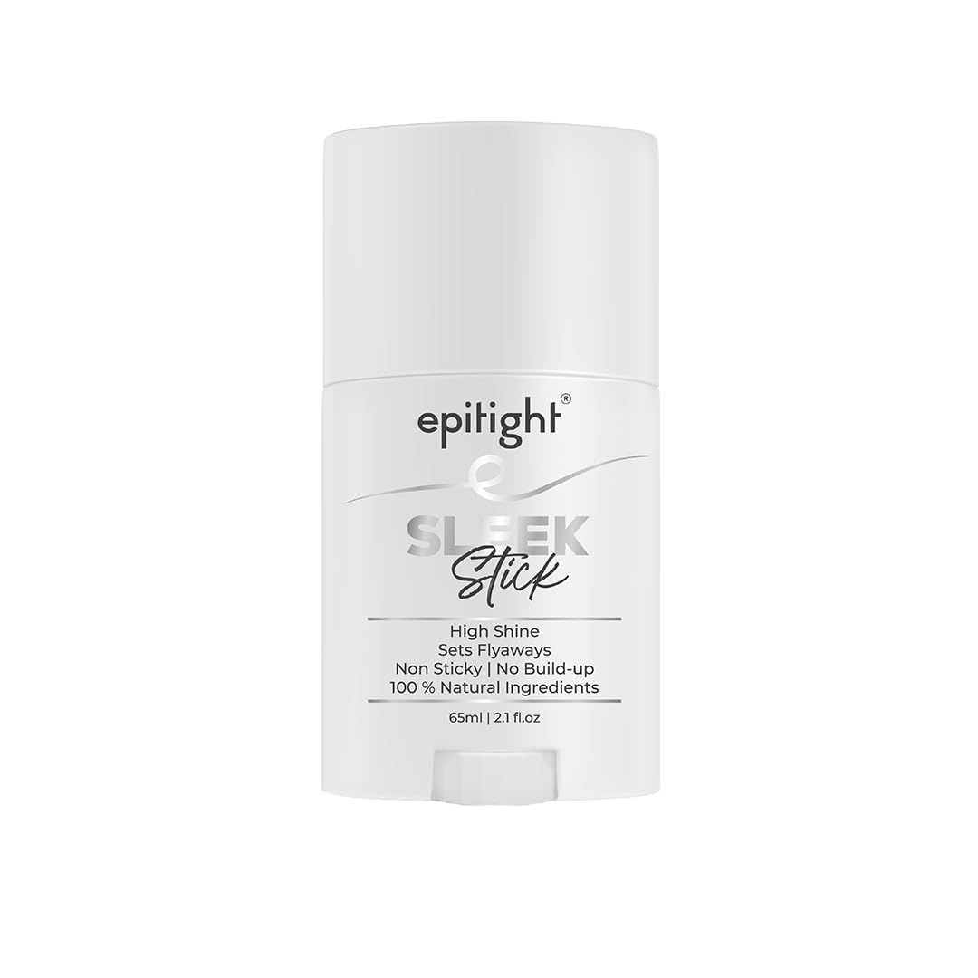Epitight Sleek Stick Hair Wax - 65ml Styling Wax Stick for Women, Wigs & Frizzy Hair | Hair Tamer & Finishing Stick for Broken Hair | Perfect for Daily Styling, Salon Use & Special Occasions