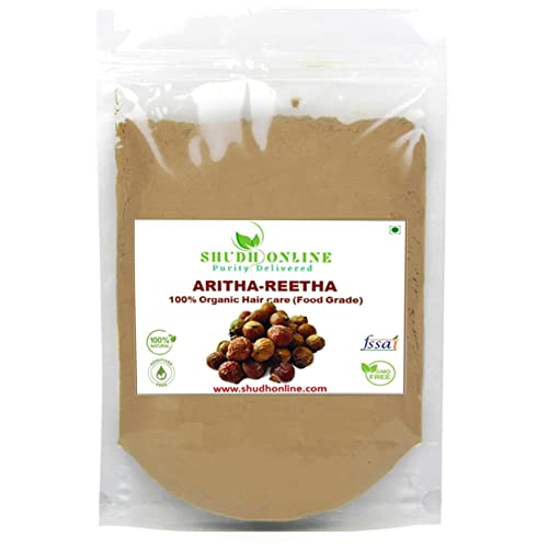 Organic Reetha Powder (200g) - Natural Soapnut for Hair Growth, Scalp Treatment & Skin Care | Kunkudukai, Aritha, Ritha | Perfect for DIY Shampoo, Hair Wash & Natural Beauty Routine