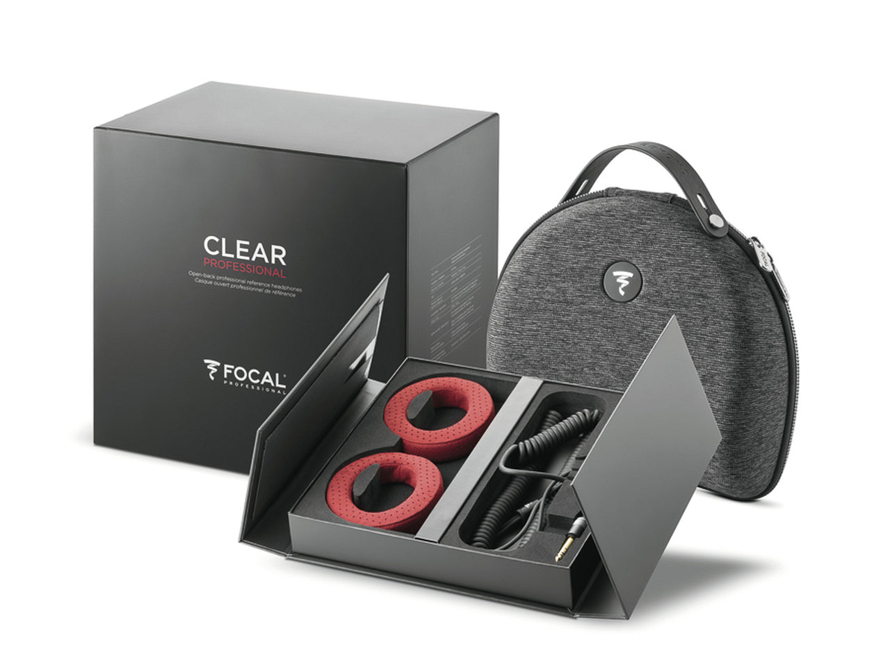 Focal Clear Pro Professional Audiophile Headphones - Open Box | Premium Sound Quality for Music Production, Gaming & Home Studio Use