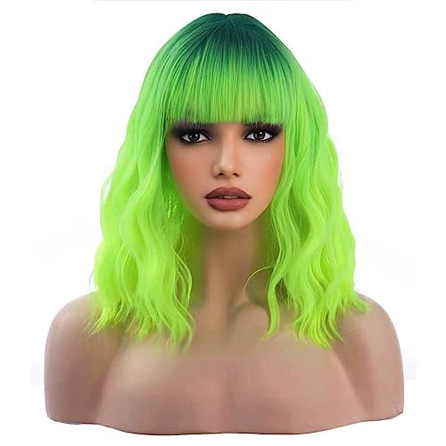 Ombre Fluorescent green