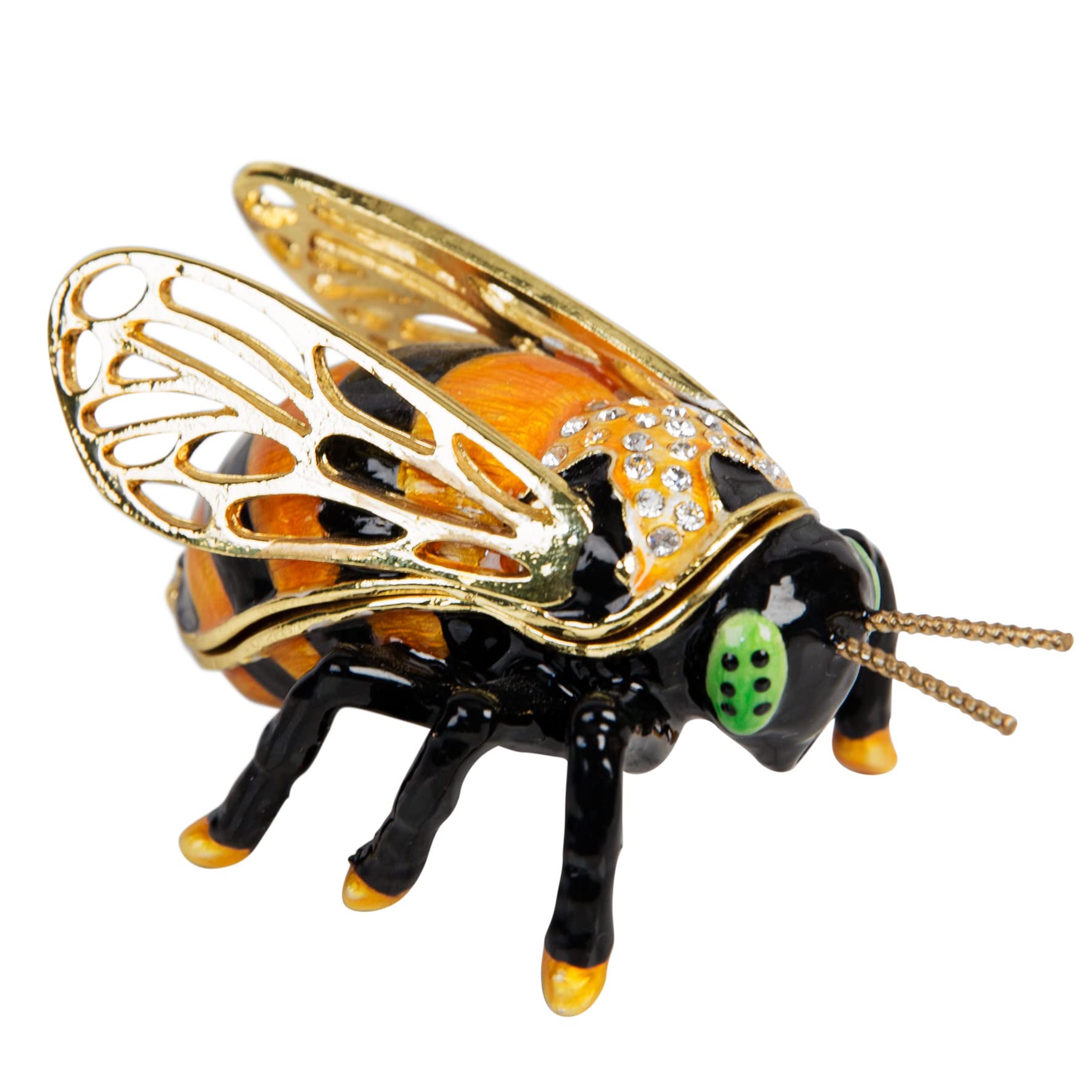 Elegant Bee-Themed Trinket Box for Jewelry & Keepsakes - Perfect for Home Decor, Gift Giving & Organizing Small Treasures