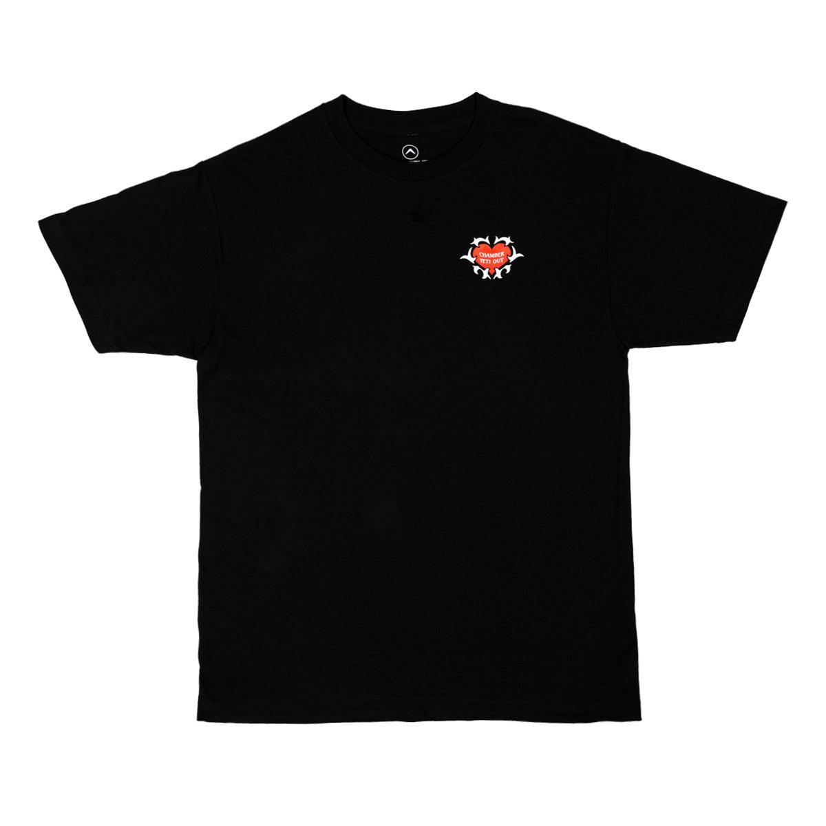 Limited Edition YETI OUT CHAMBER T-Shirt - Black | Premium Cotton Graphic Tee for Outdoor Adventures & Casual Wear