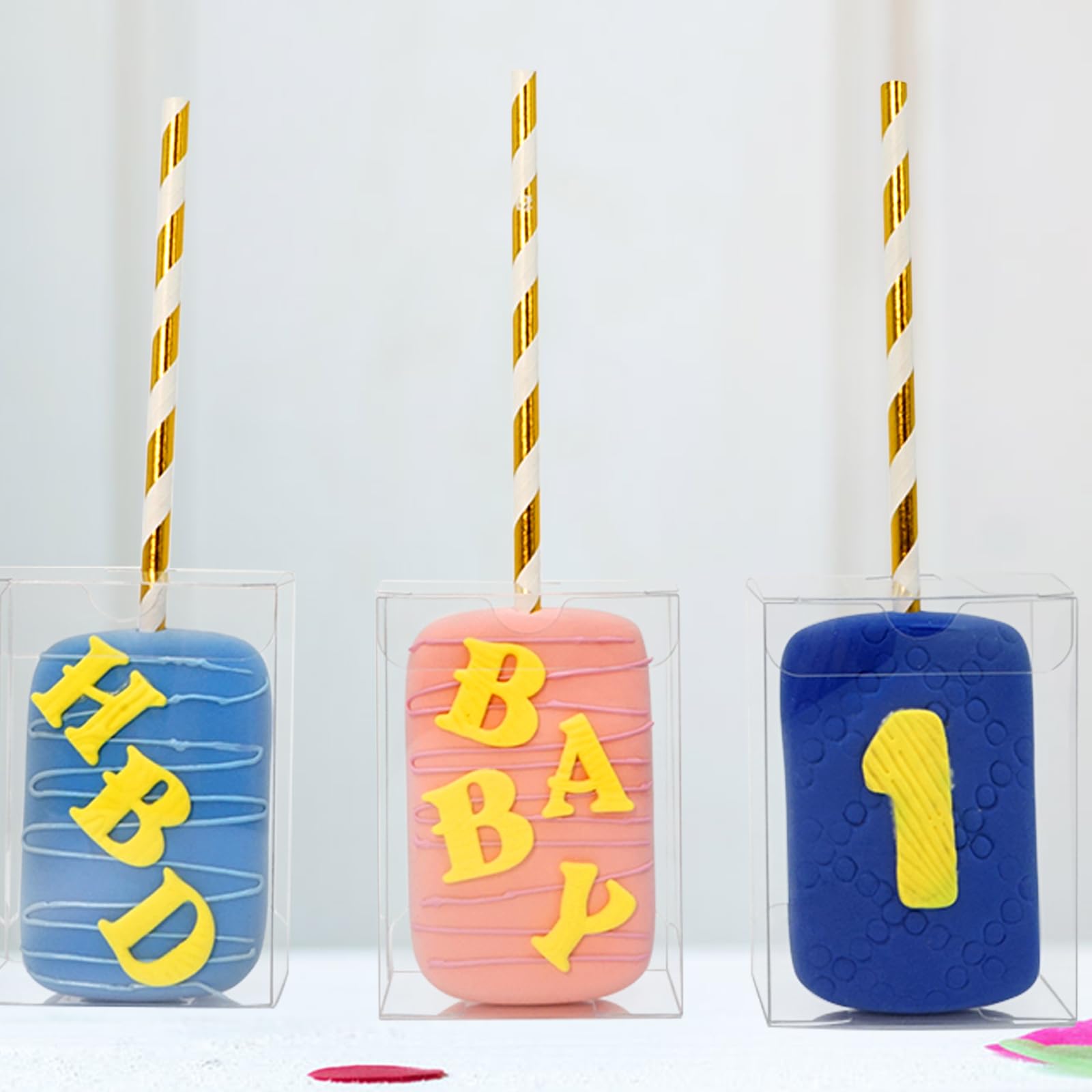 35pcs Clear Rice Krispie Treat Boxes 3.5